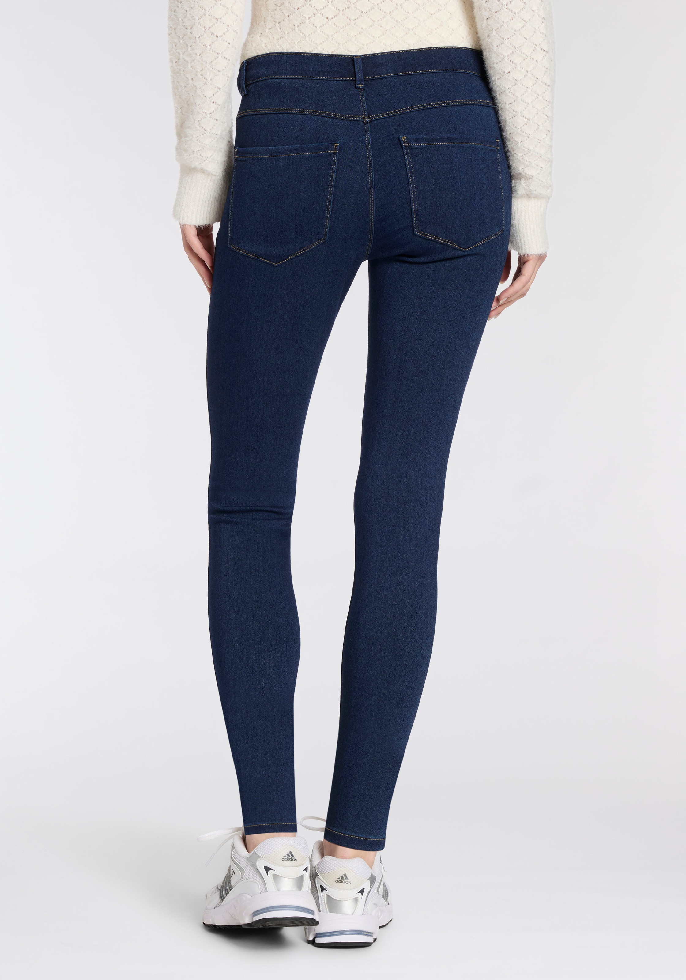 ONLY Skinny-fit-Jeans "ONLRINA REG WAIST SK BOX DNM" Viskosemischung, skinn günstig online kaufen