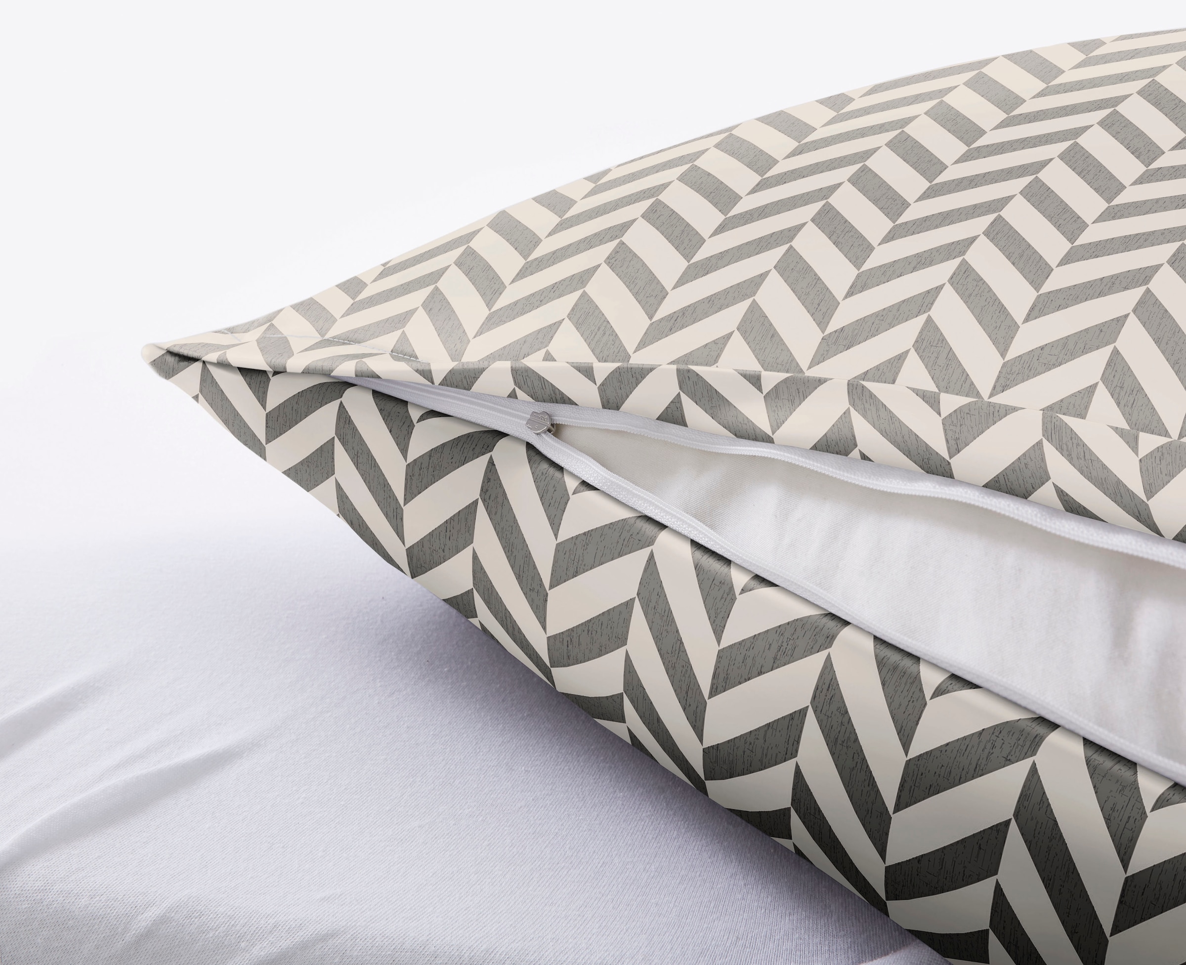 Kleine Wolke Bettwäsche »Cosy«, mit Fischgrätmuster