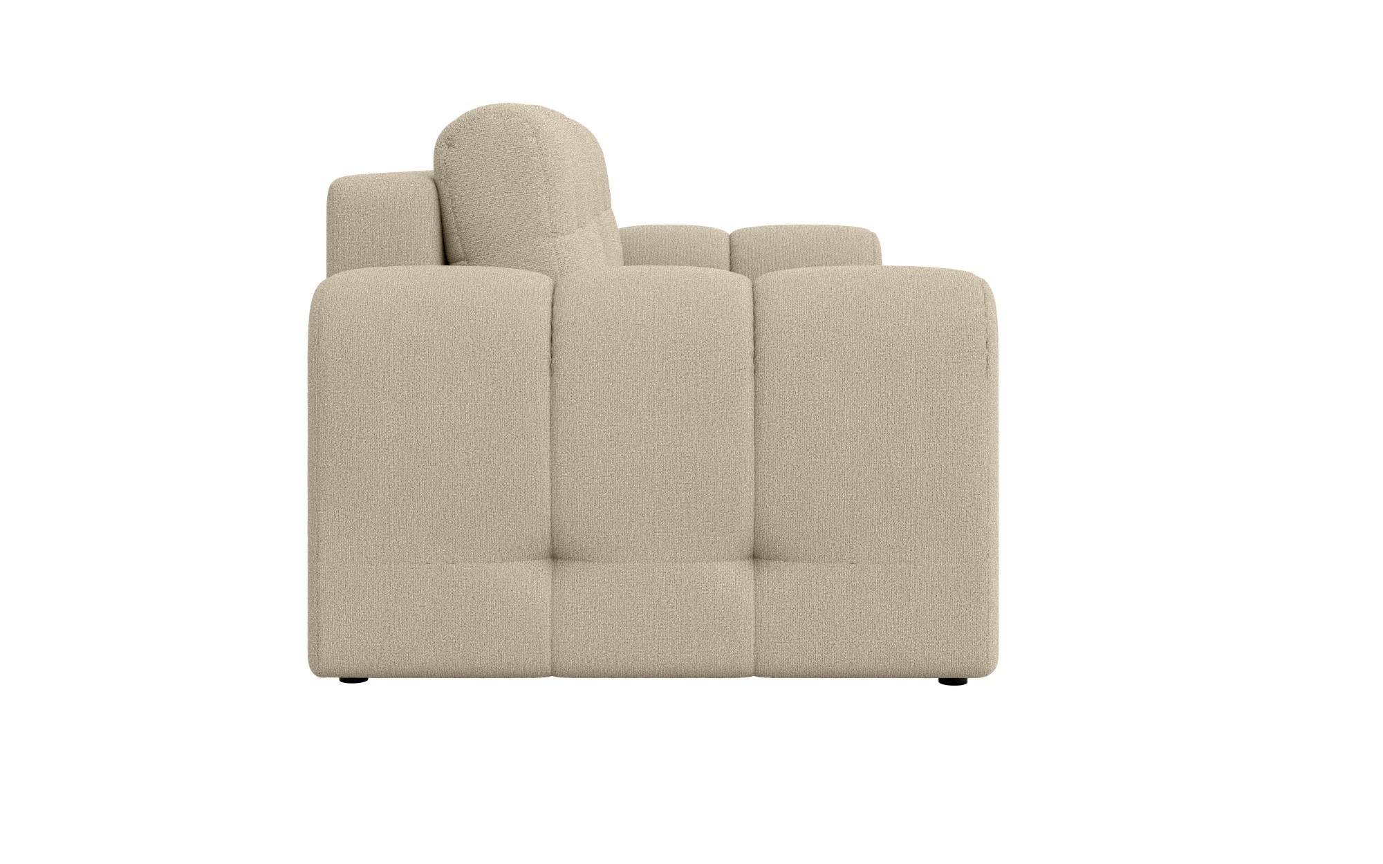 INOSIGN 3-Sitzer »Manilla, wahlweise mit Bettfunktion, B/T/H 265/117/91 cm«, mit Wellenunterfederung, in verschiedenen Materialien und Farben