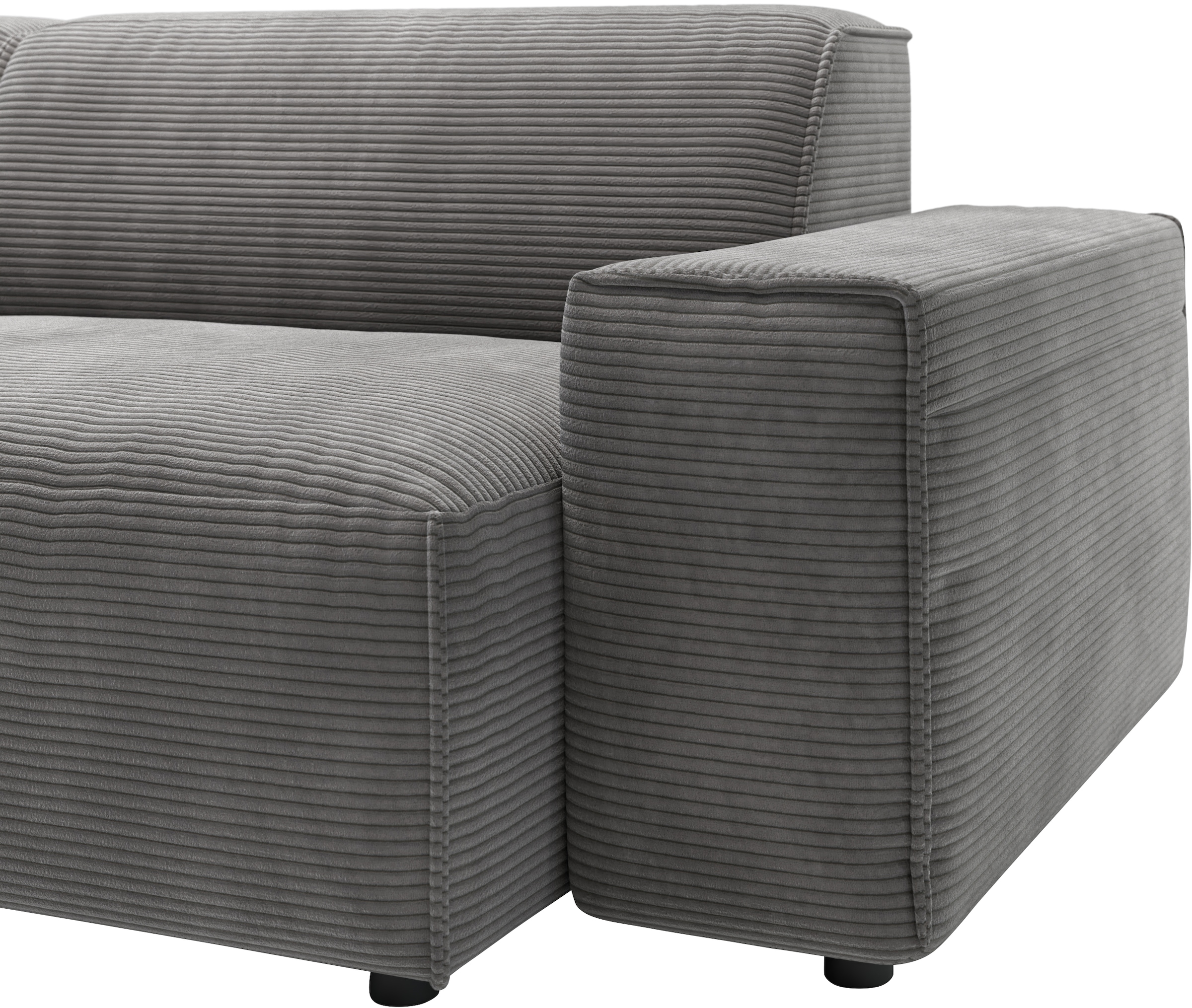 andas Big-Sofa »Glimminge  auch in Breitcord, Feincord + Easy care-Bezug,«, besondere Kedernähte Zierkissen