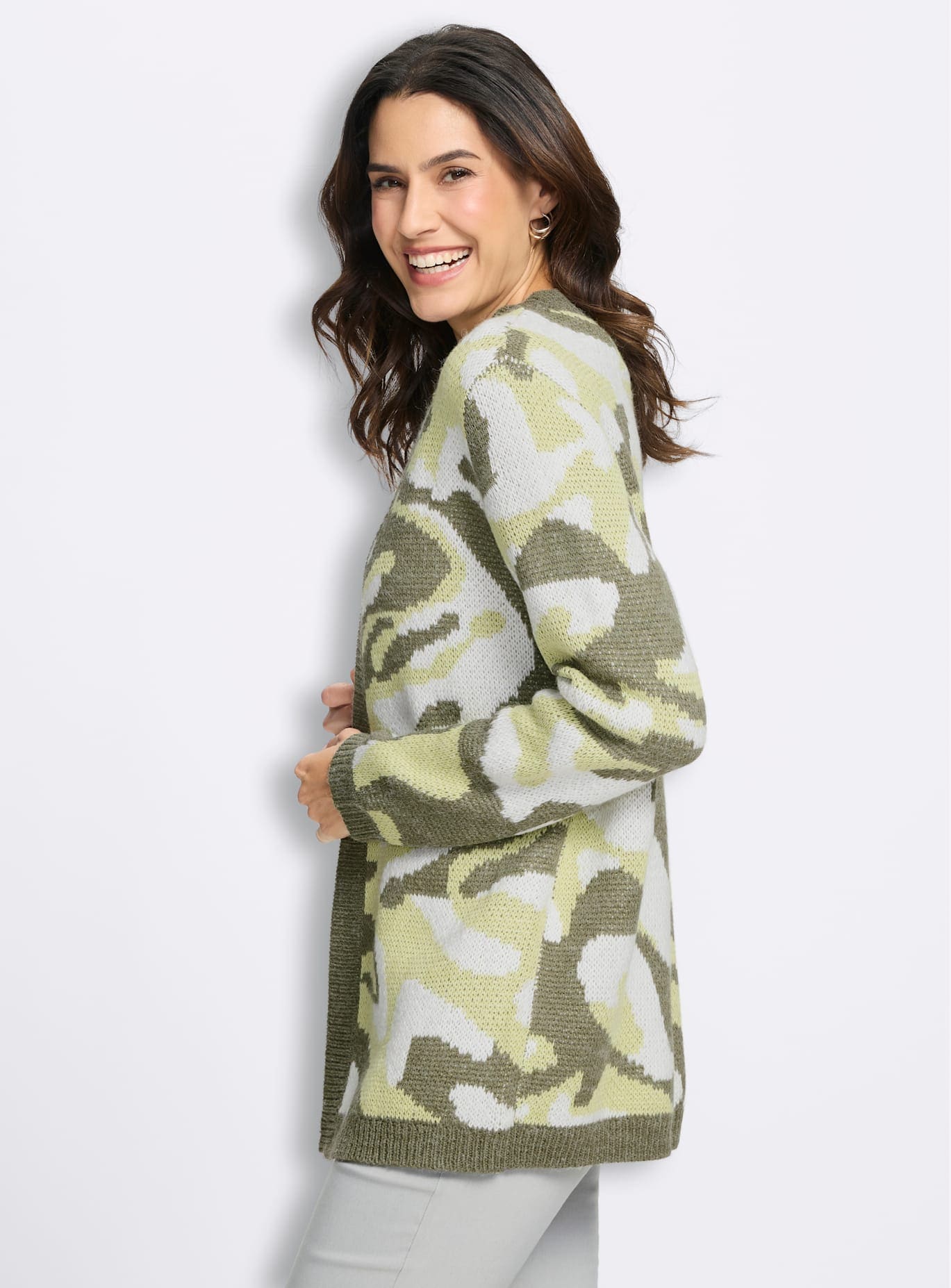 Inspirationen Jacquardstrickjacke