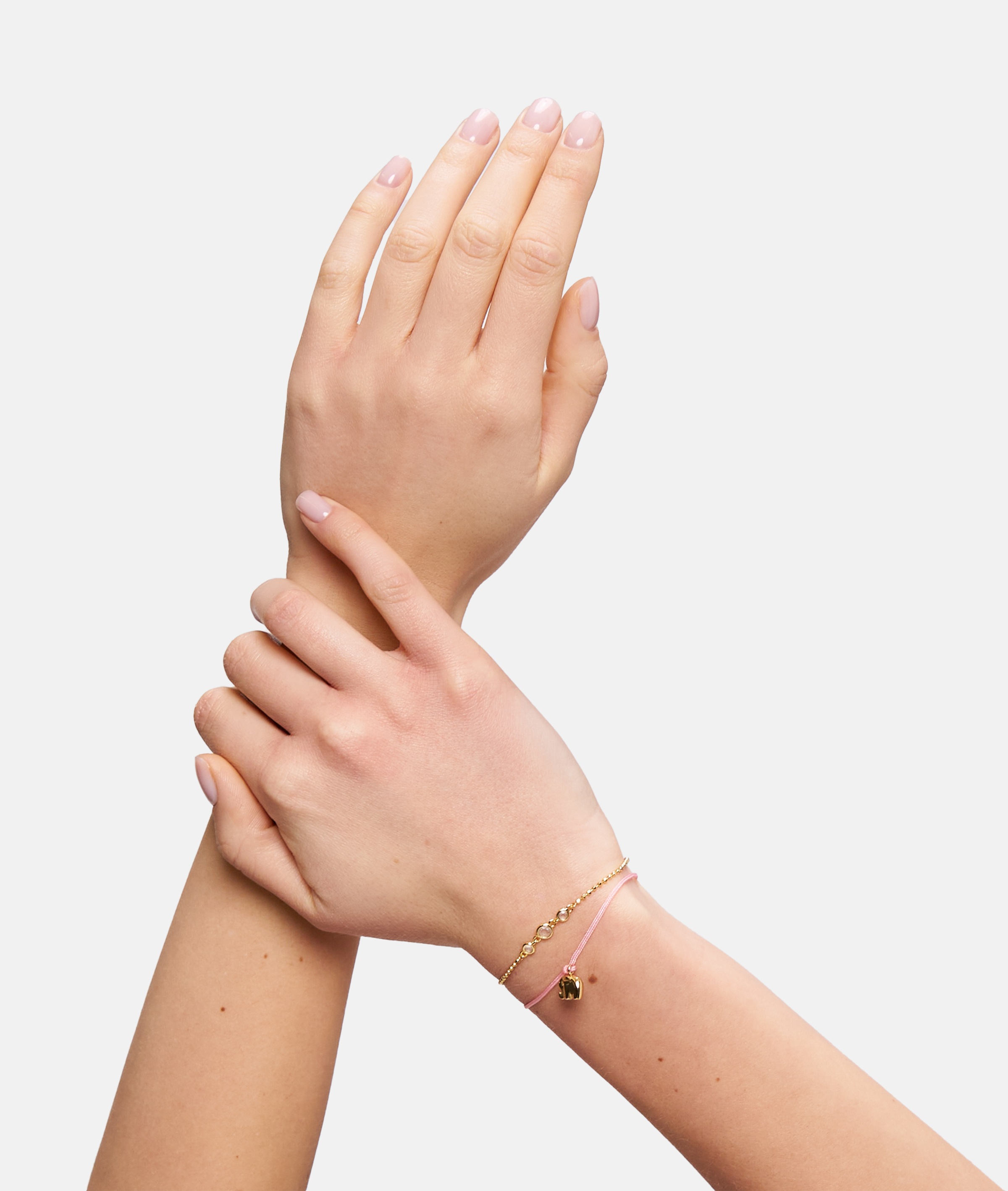 Tamaris Armband »Schmuck Geschenk Edelstahl Textil Armkette Little Elephant«