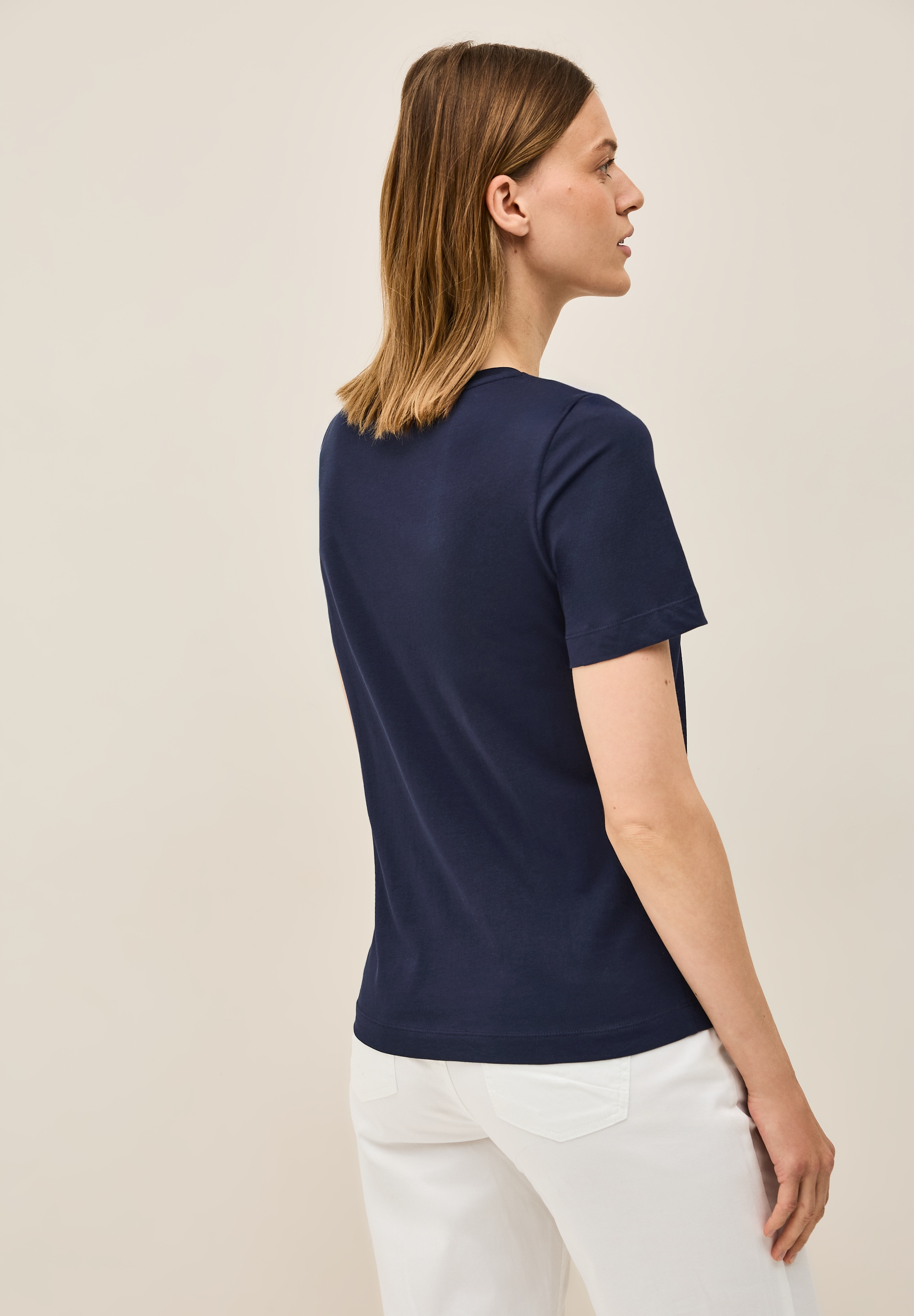 Cecil T-Shirt, aus reiner Baumwolle