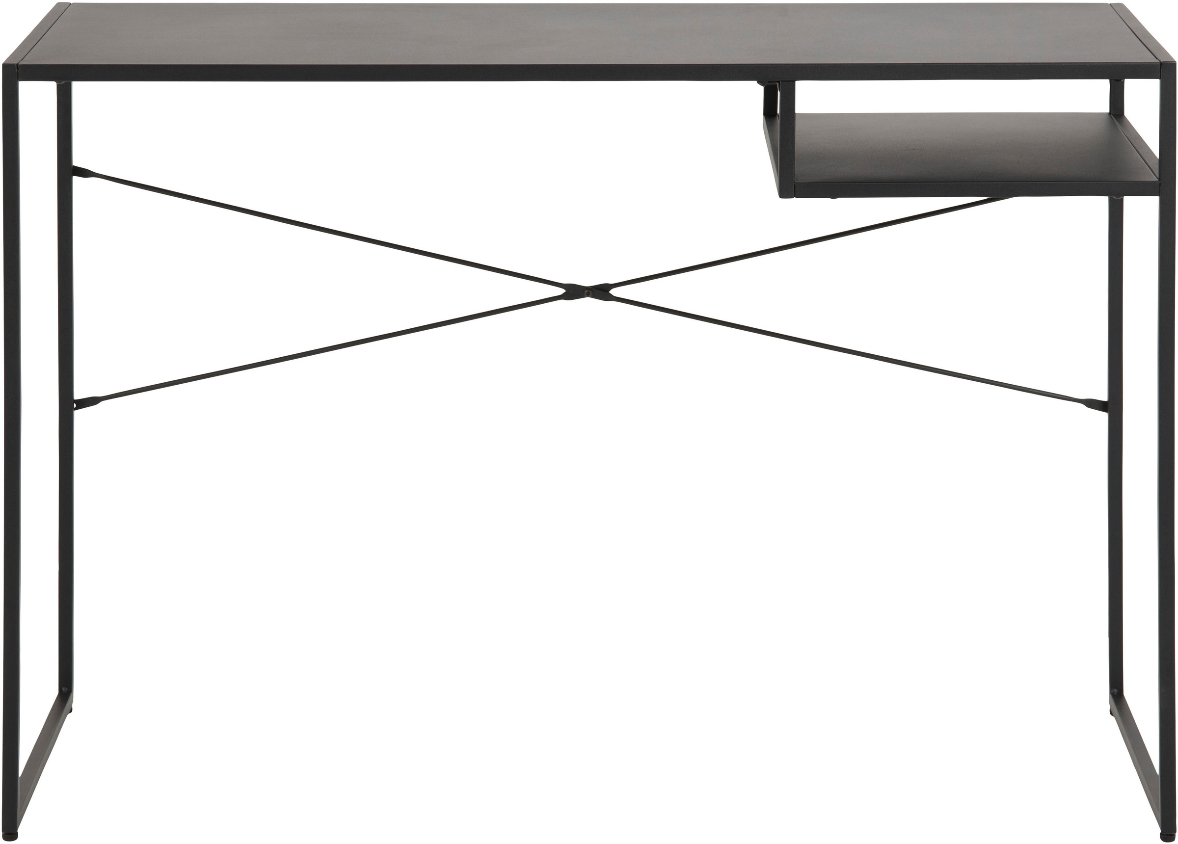 ACTONA GROUP Schreibtisch »Vilho«, aus pflegeleichtem Metall, mit einem Ablageboden, Breite 110 cm