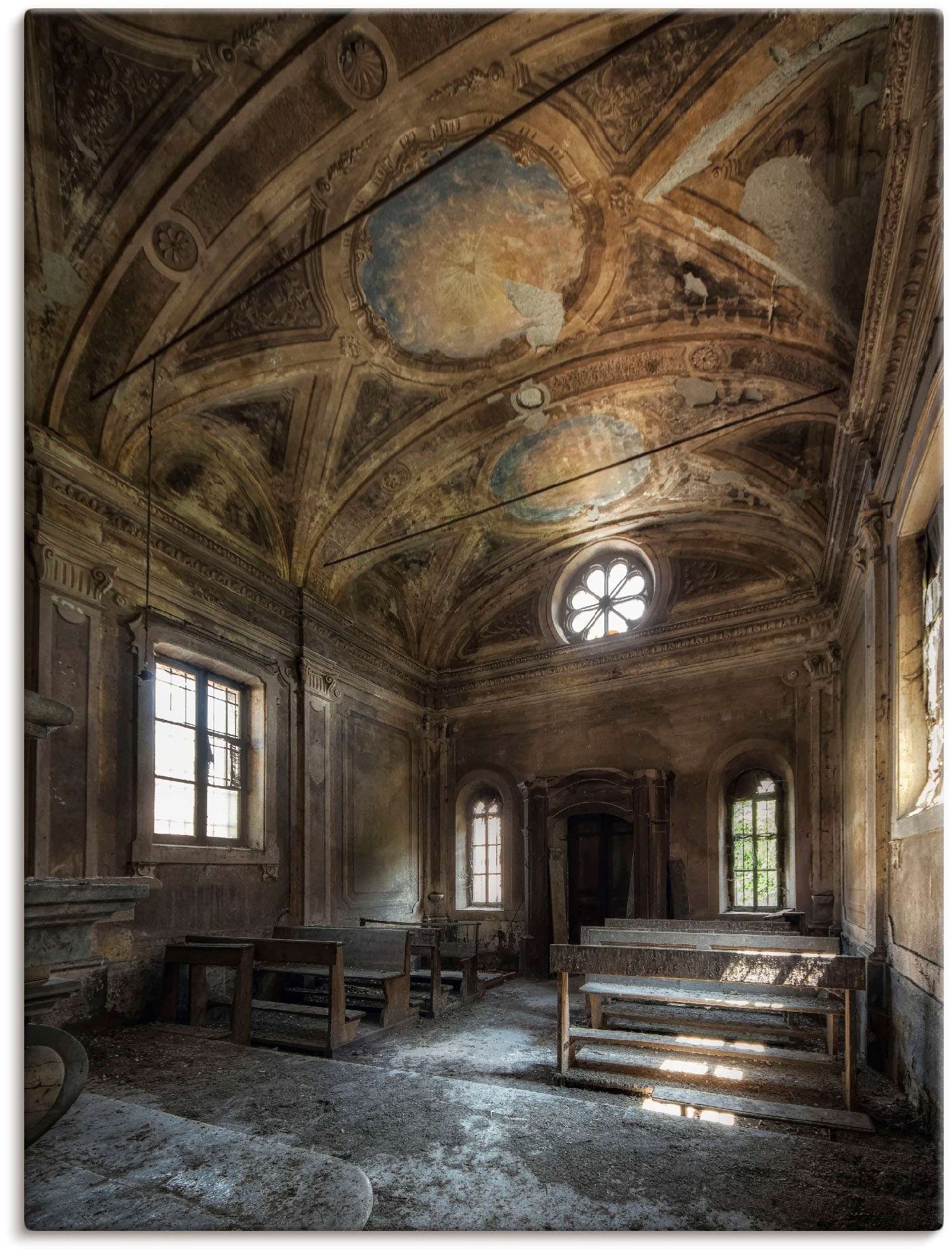 Artland Wandbild "Lost Place Alte Kirche Architektur" Gebäude 1 Stk. tlg. a günstig online kaufen