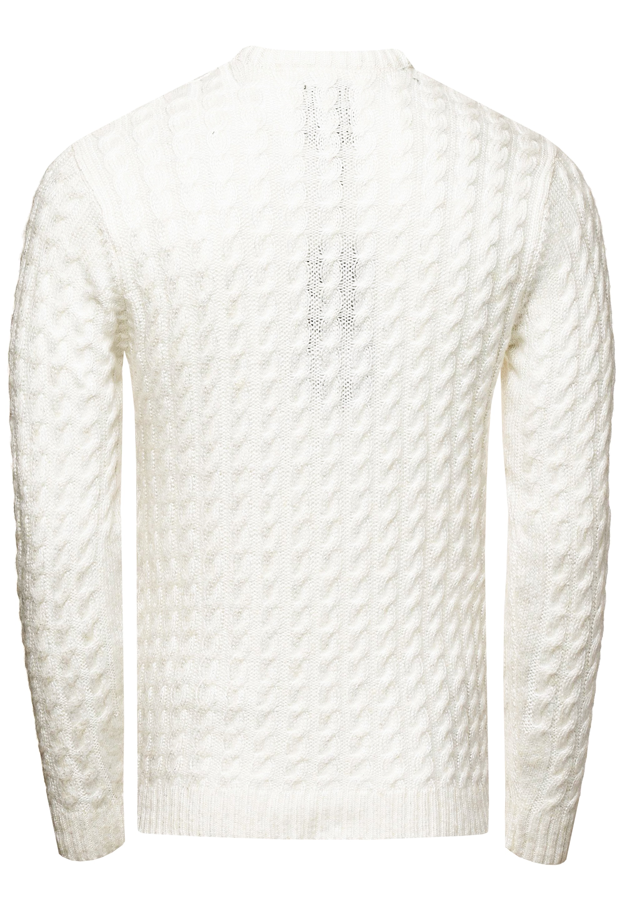 Rusty Neal Strickpullover, mit trendigem Zopfmuster