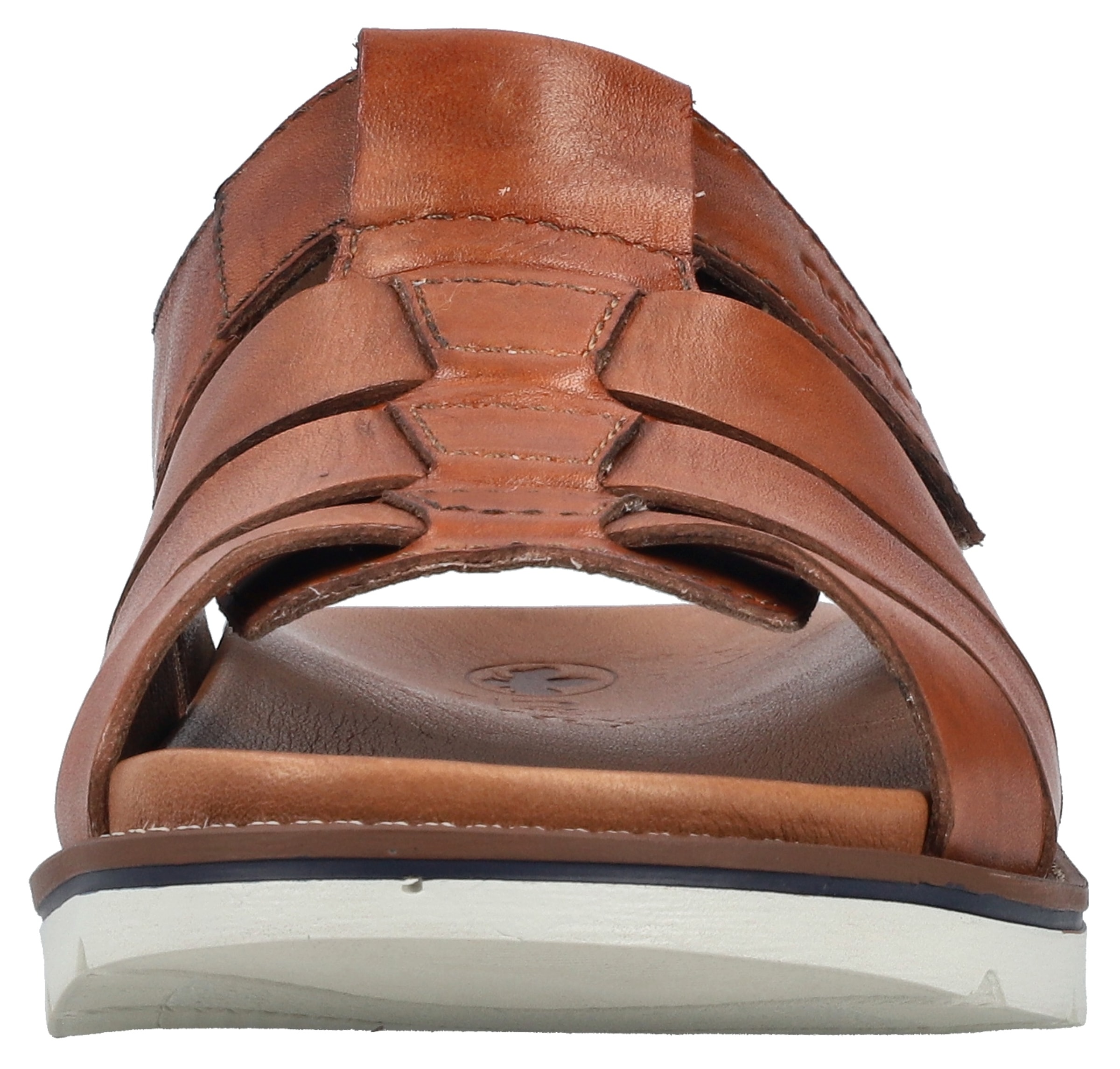 Rieker Sandale, Sommerschuh, Strandschuh, Klettschuh mit vorgeformtem Fußbett