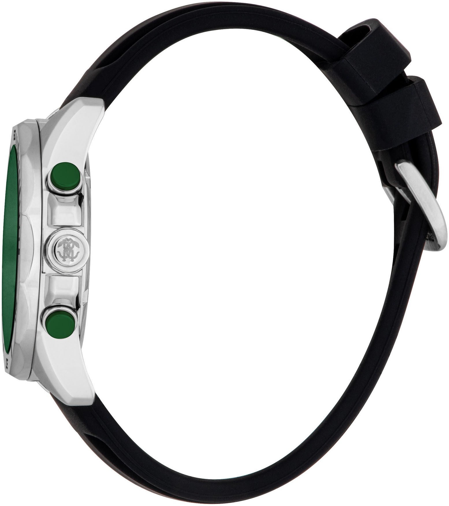 roberto cavalli Chronograph »Uomo Sport III«, Quarzuhr, Armbanduhr, Herrenuhr, Silikonarmband, analog, Tag