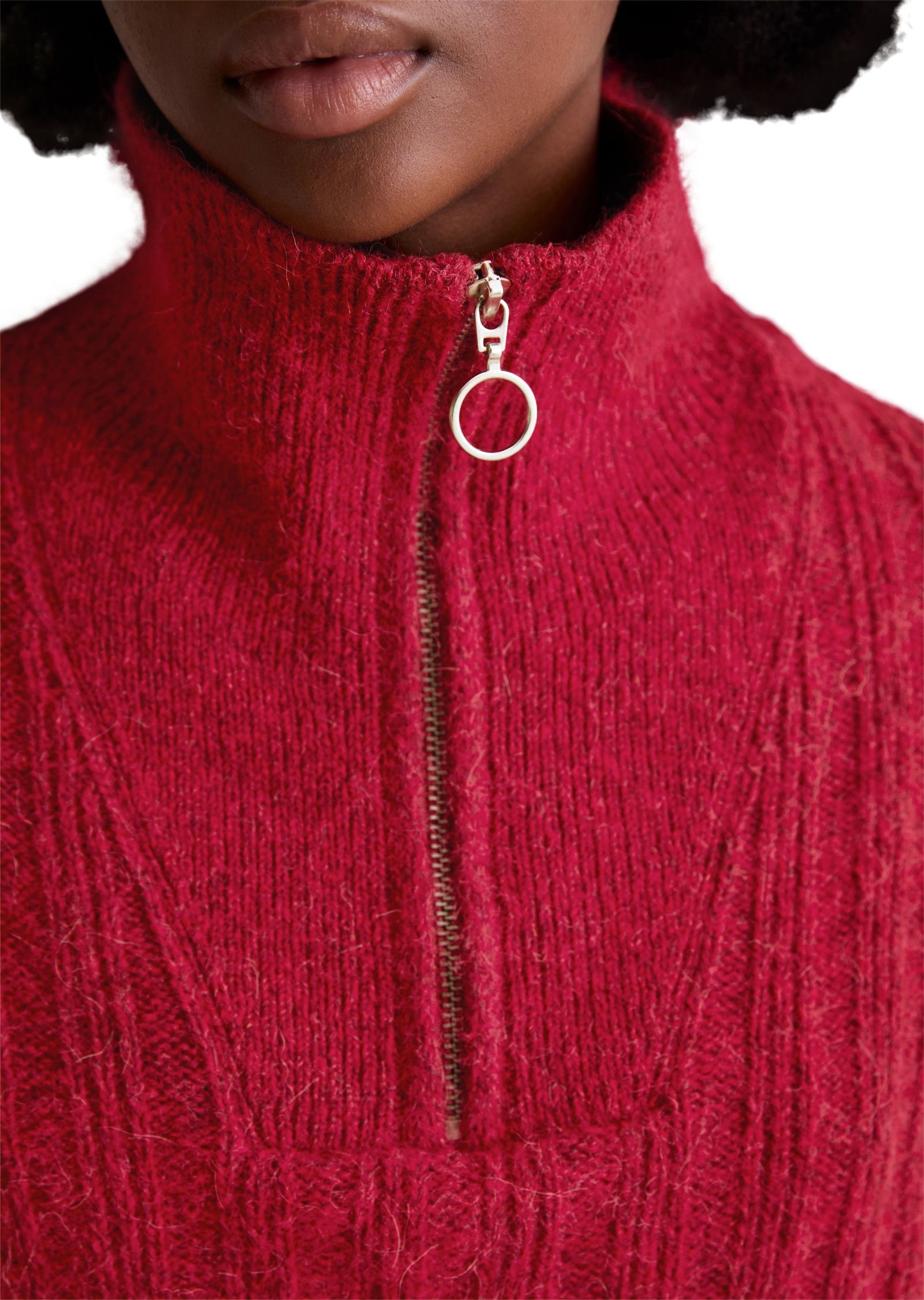 Marc O'Polo Denim Knit Sweater Red Size L 3
