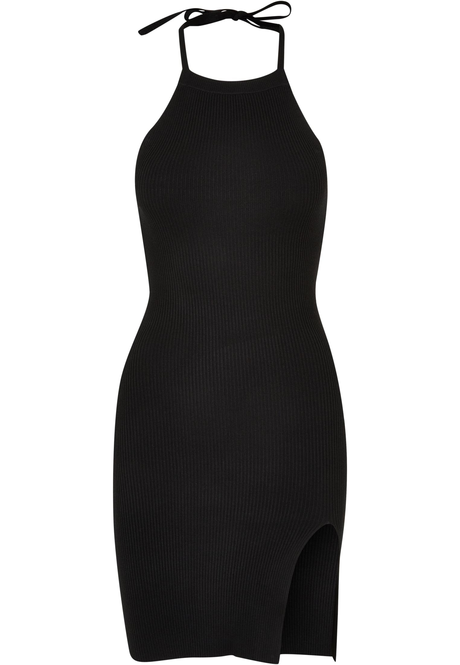 URBAN CLASSICS Jerseykleid »Damen bestellen Ladies BAUR Knit Neckholder Rib | (1 Dress«, für tlg.)