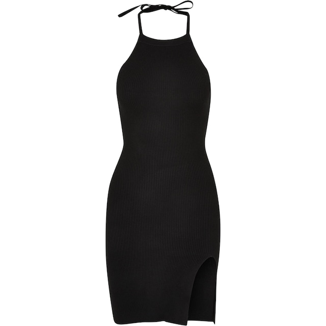 URBAN CLASSICS Jerseykleid »Damen Ladies Rib Knit Neckholder Dress«, (1 tlg.)  für bestellen | BAUR