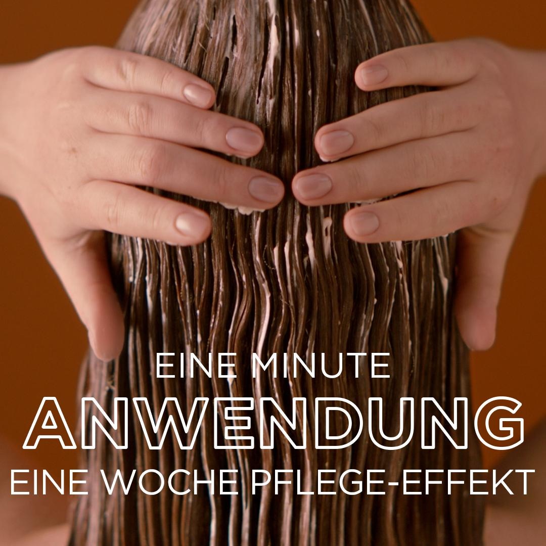 GARNIER Haarkur »Garnier Wahre Schätze 1-Minute Haarkur Honig Schätze« für strapaziertes, brüchiges Haar, mit Honig, 1-Minute Pflege