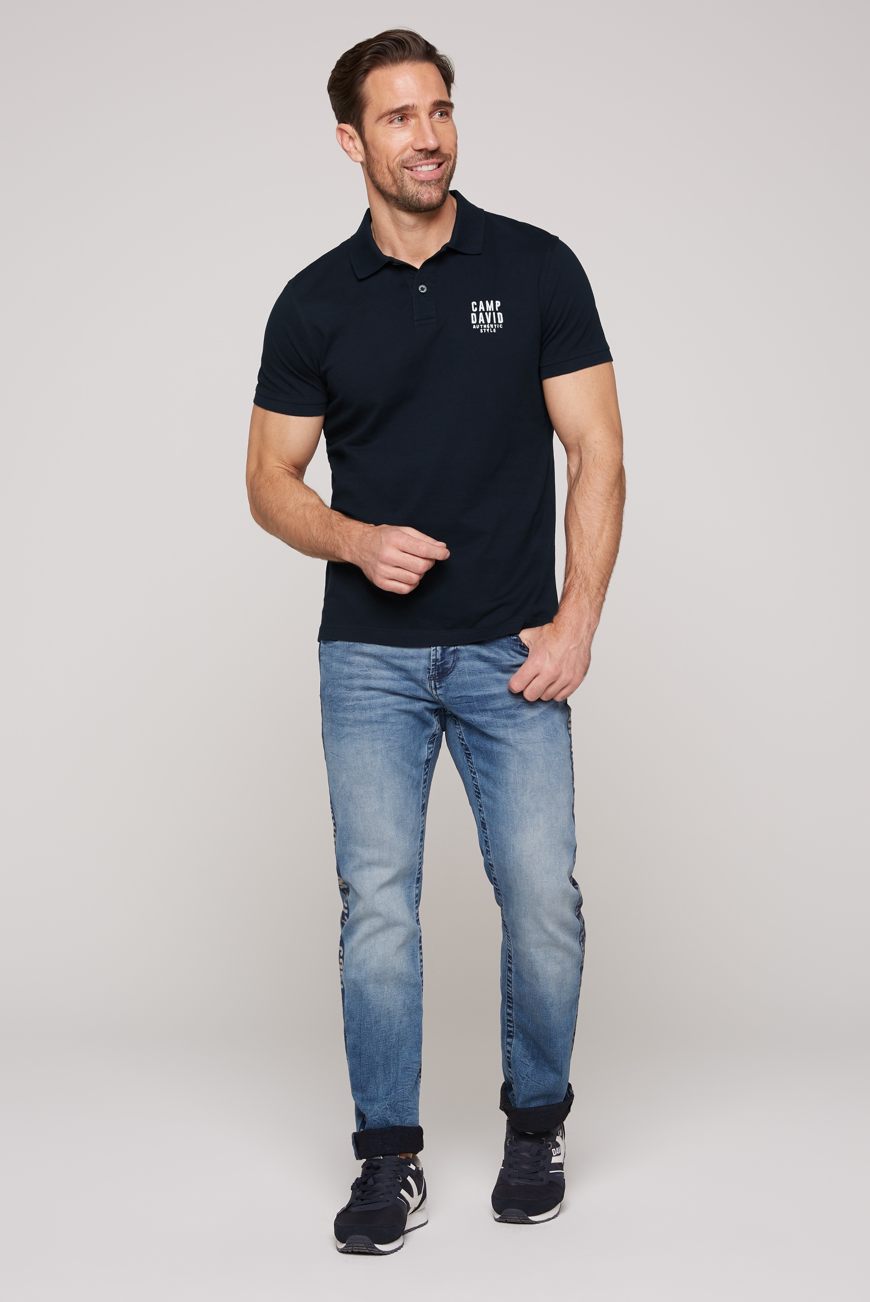 CAMP DAVID Poloshirt, mit Elasthan-Anteil
