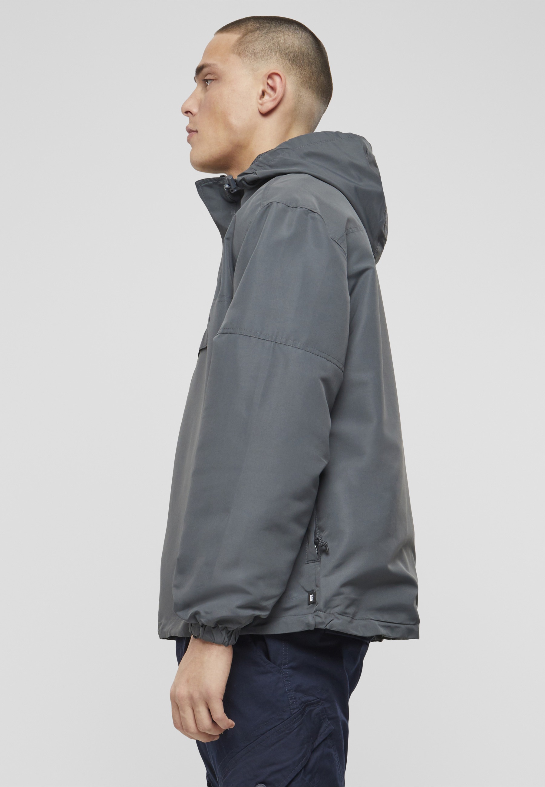 Brandit Allwetterjacke »Brandit Herren Summer Pull Over Jacket« 1 Stk. tlg. mit Kapuze