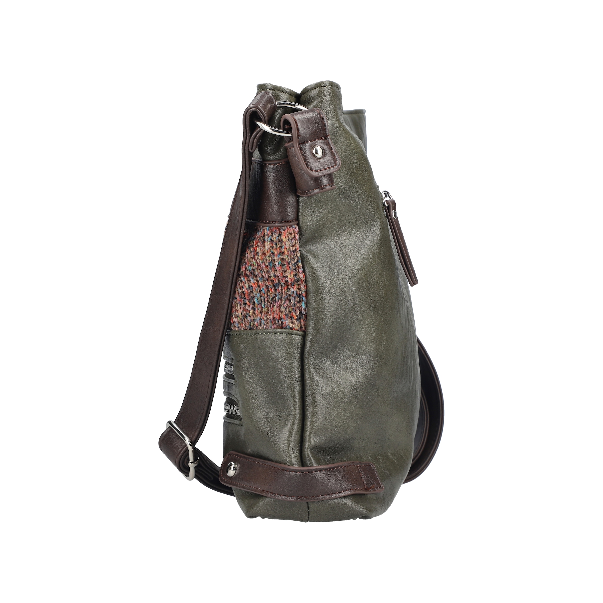 Rieker Umhängetasche Schultertasche, Damen-Tasche mit praktischem Reißverschluss-Rückfach