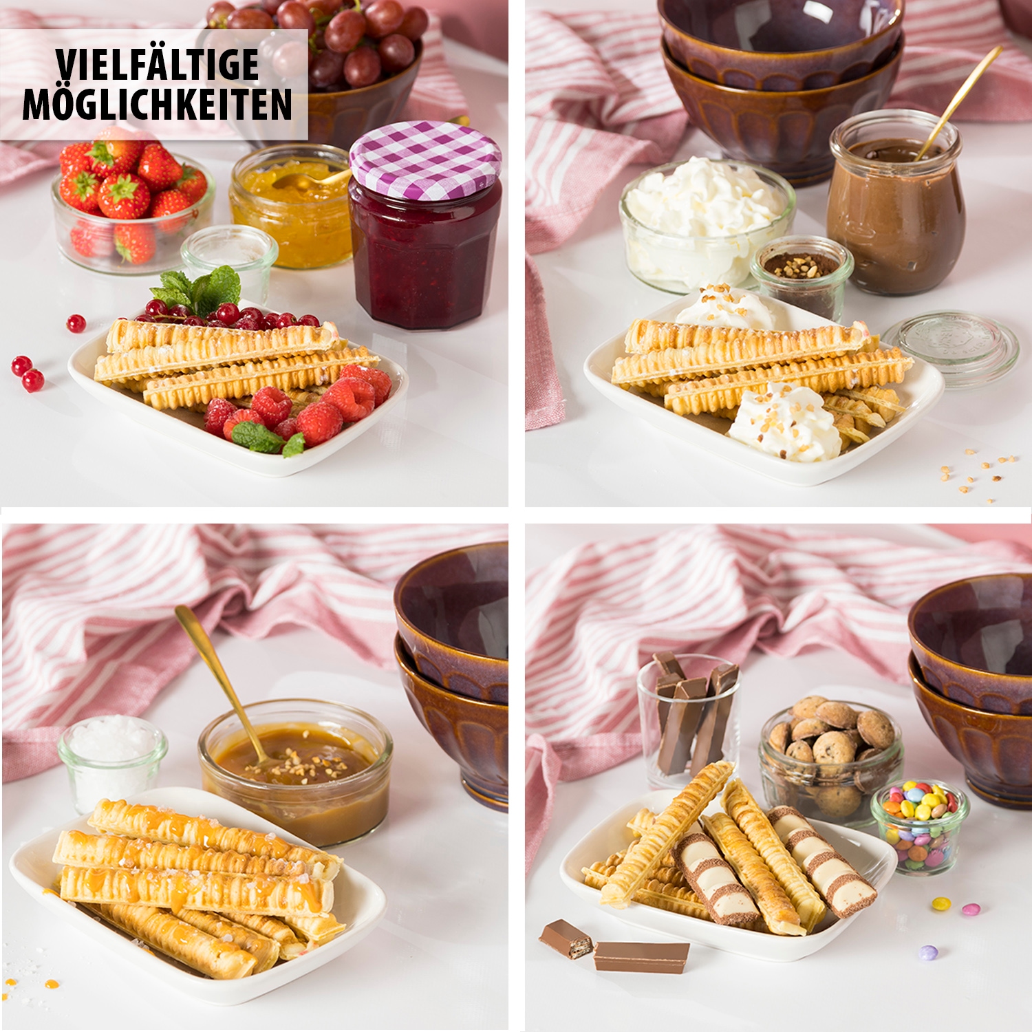 Tristar Waffeleisen »WF-1171 Waffel-Pommes Maker«, 1000 W