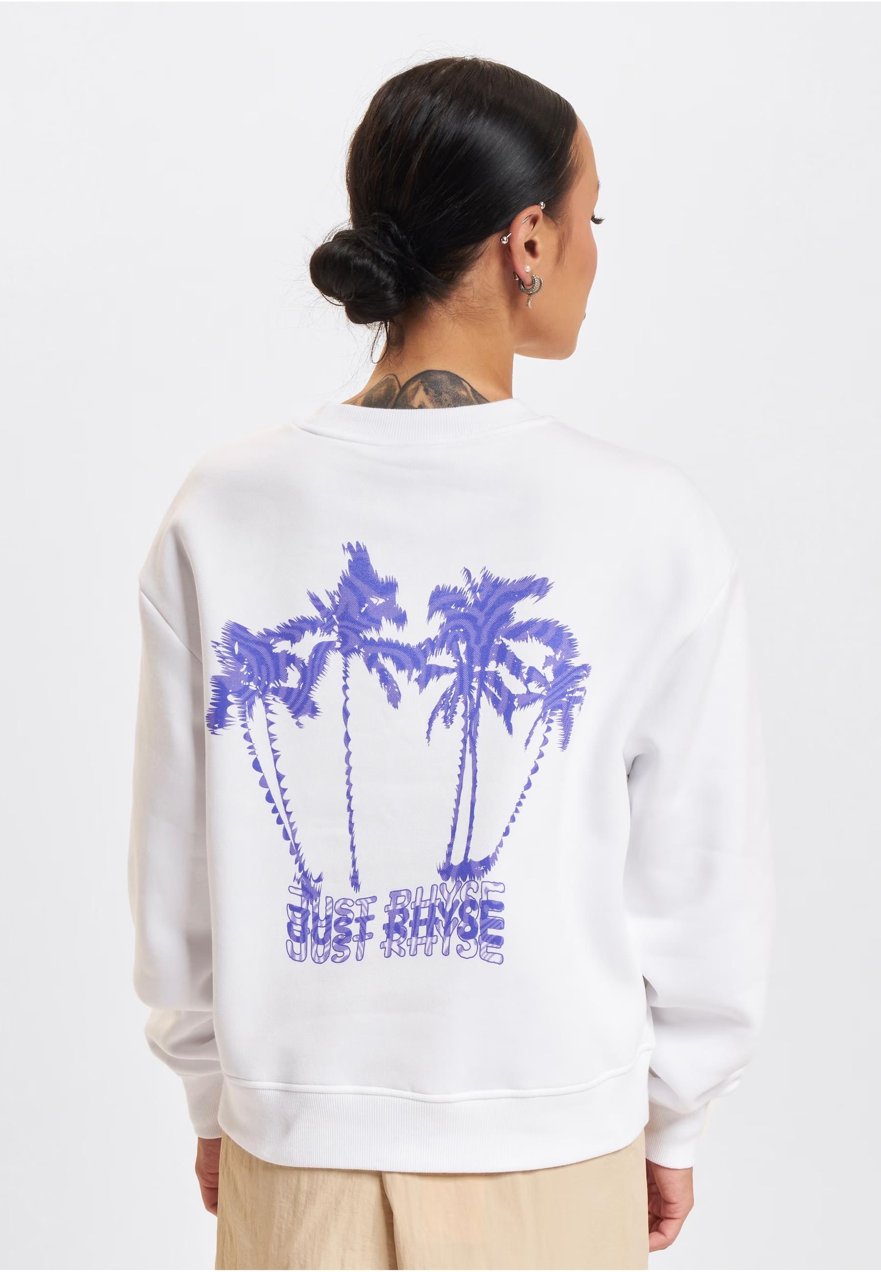 Just Rhyse Sweater »Just Rhyse Just Rhyse WavyPalms Pullover«
