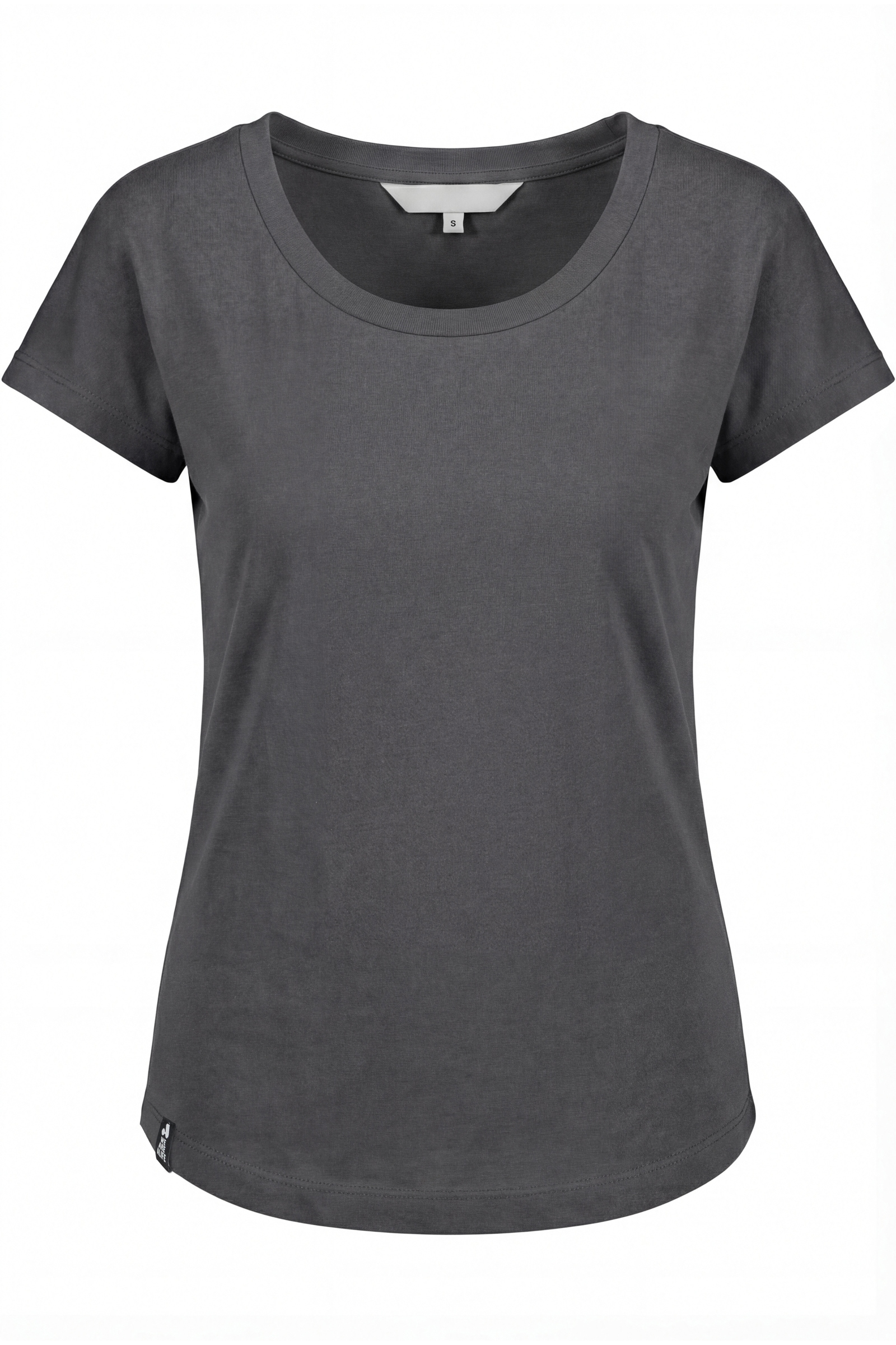 Alife & Kickin Rundhalsshirt leichtes Print Sommer-Top aus Bio-Baumwolle mit weitem U-Ausschnitt