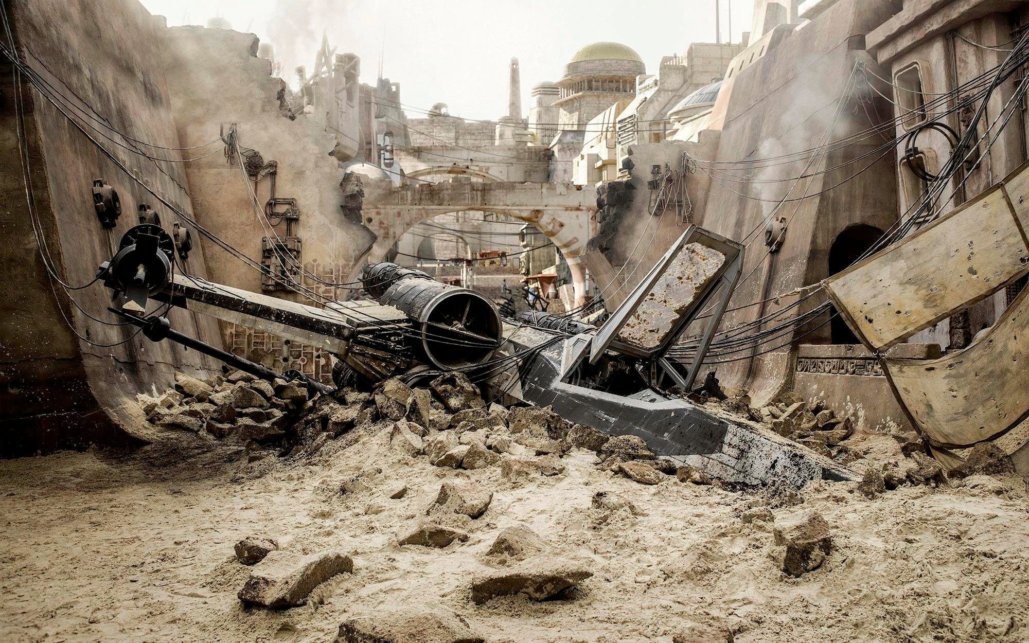 Komar Vliestapete "Star Wars X-Wing", 400x250 cm (Breite x Höhe), Vliestapete, 100 cm Bahnbreite