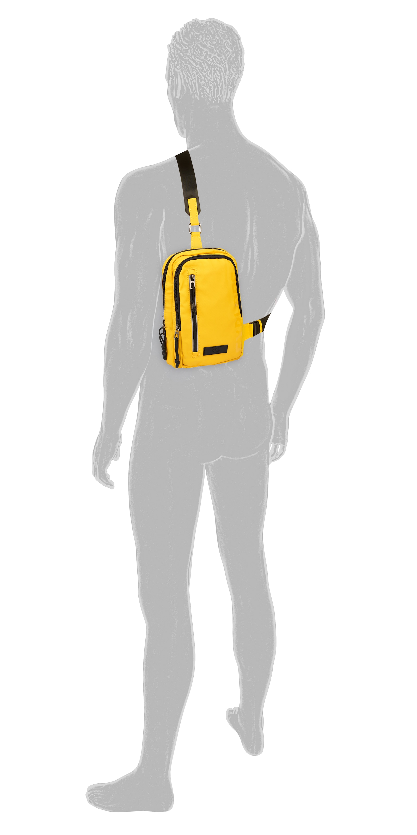 camel active Cityrucksack »Explore« wasserabweisendes recyceltes Nylon und reflektierende Reißverschlüsse