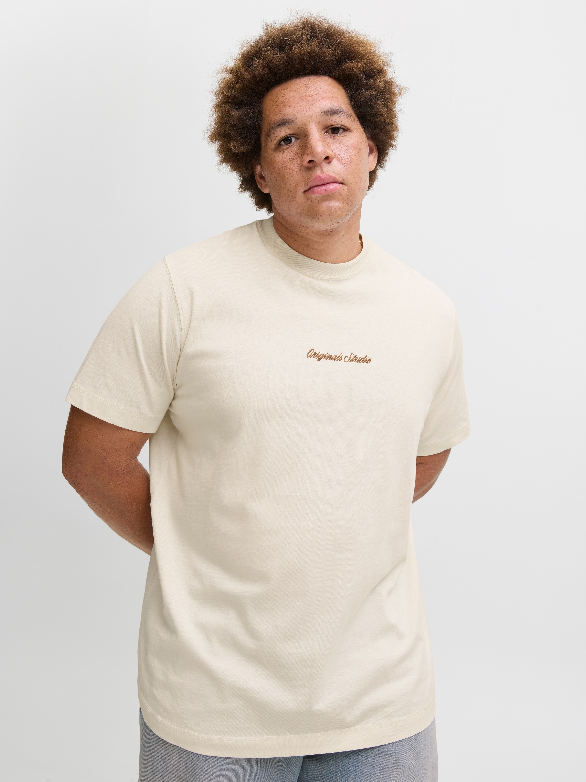 Jack & Jones PlusSize T-Shirt "JORNORREBRO EMB TEE SS CREW NECK PLS" günstig online kaufen