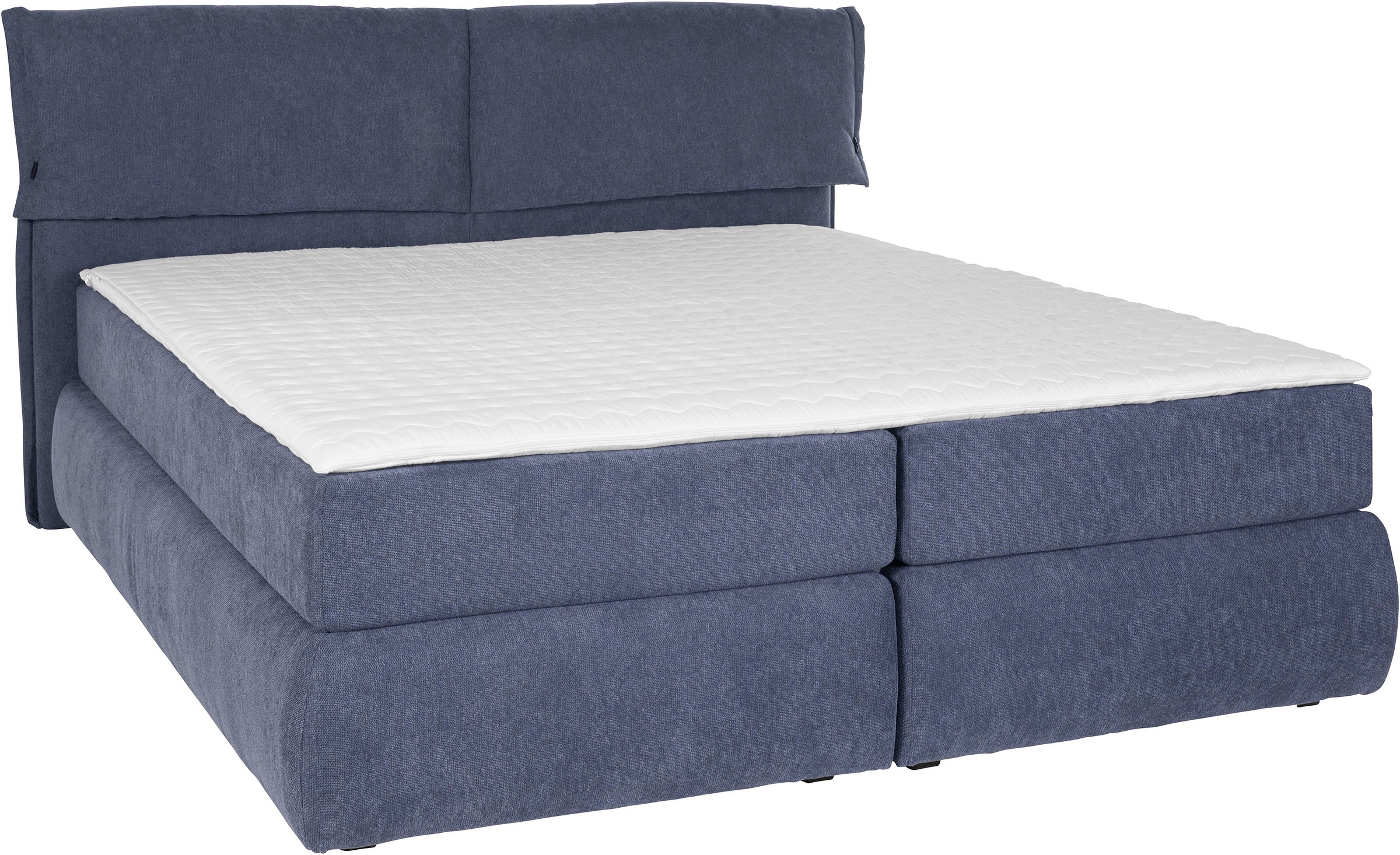 andas Boxspringbett »Jenson«, in 4 Farben, 4 Breiten, 3 Matratzenarten in 2 Härtegraden, Topper