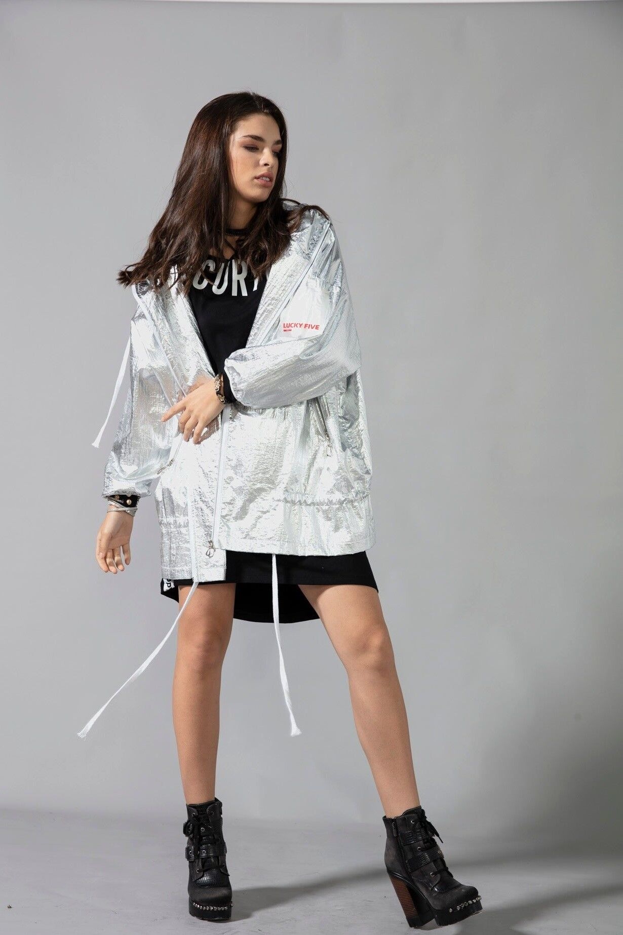 Cipo & Baxx Regenjacke »Jacken«, mit Kapuze, im modernen Look