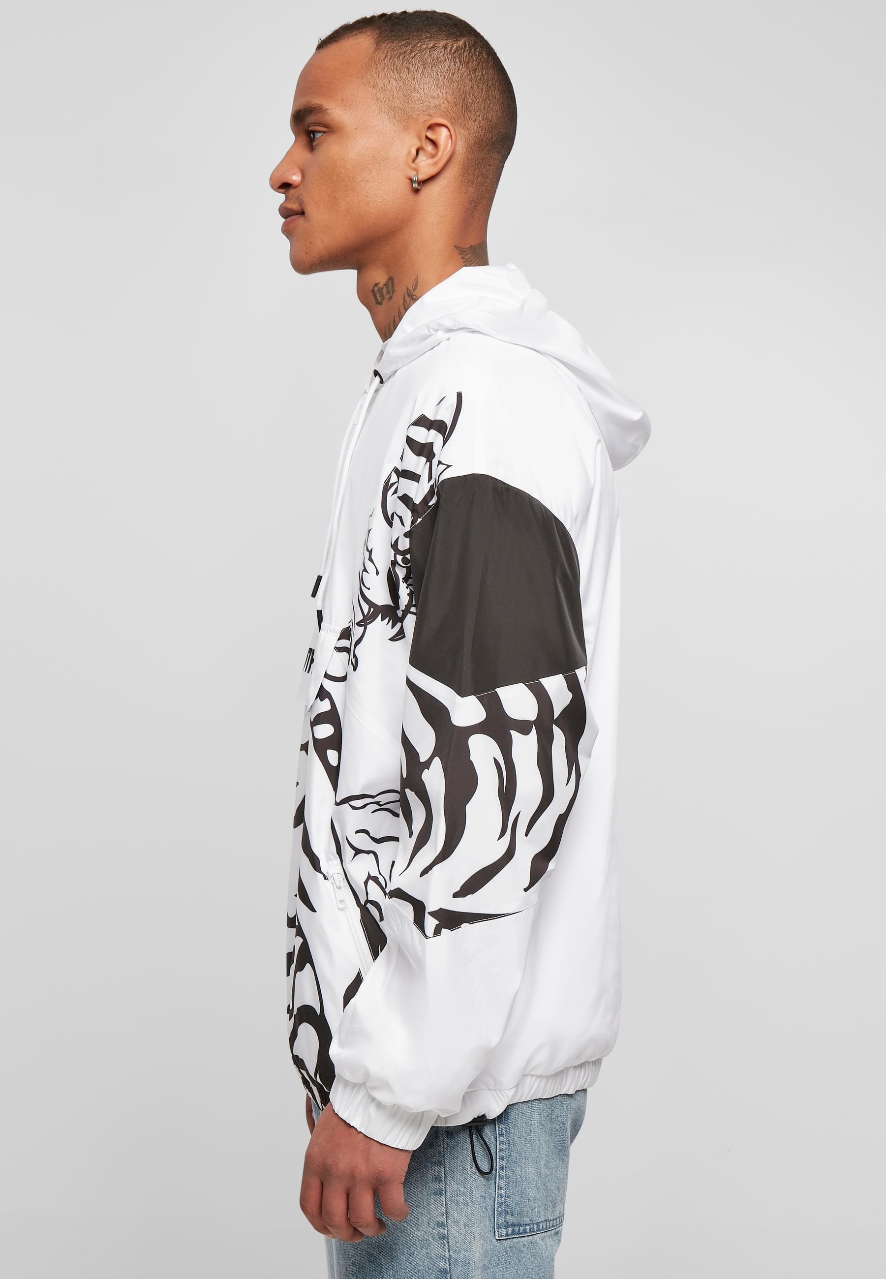 Southpole Windbreaker »Southpole Herren Southpole Tiger Windbreaker«, (1 St.), mit Kapuze
