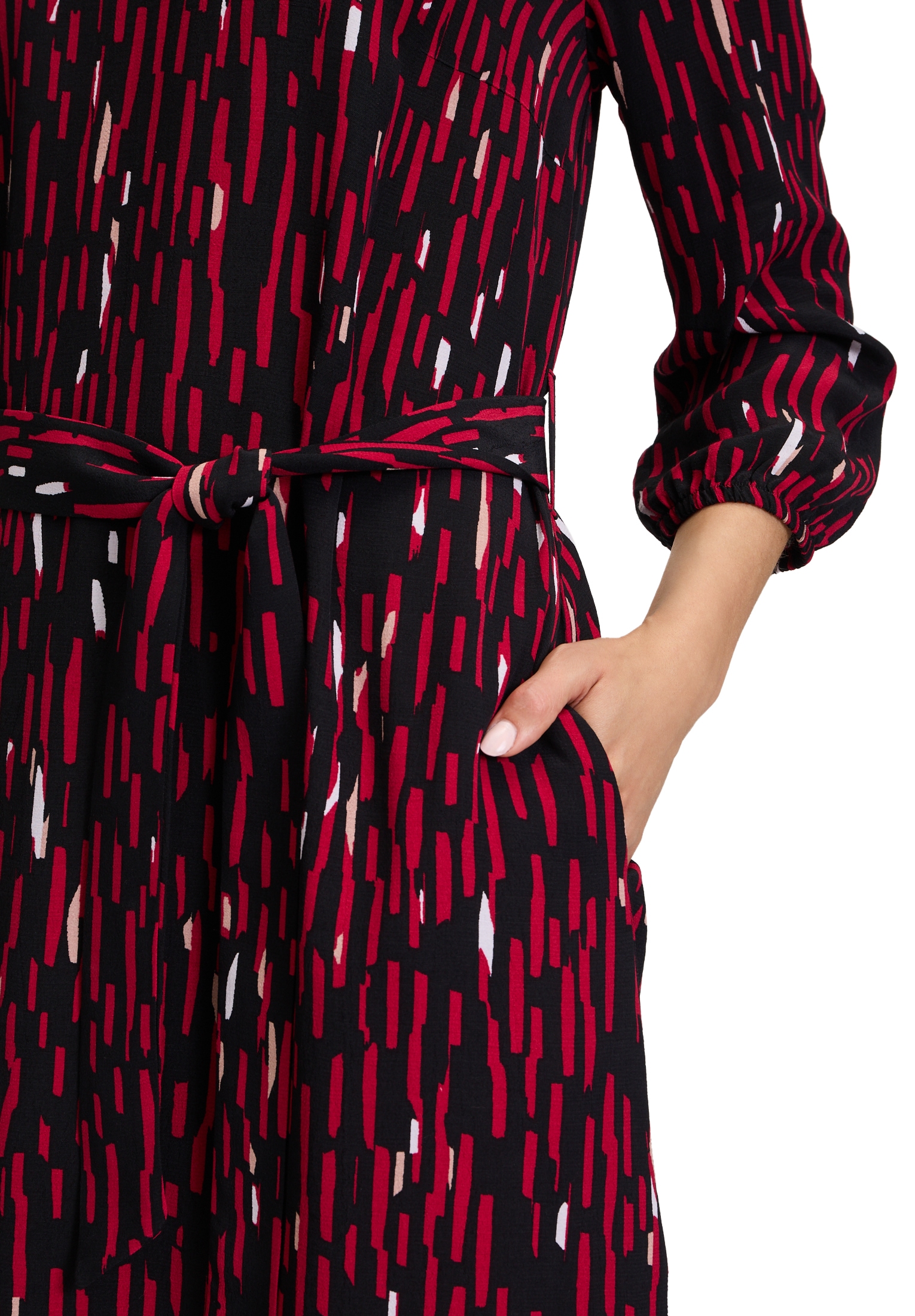 Betty&Co Druckkleid »Betty & Co Damen Casual-Kleid mit 3/4 Arm«, Druck
