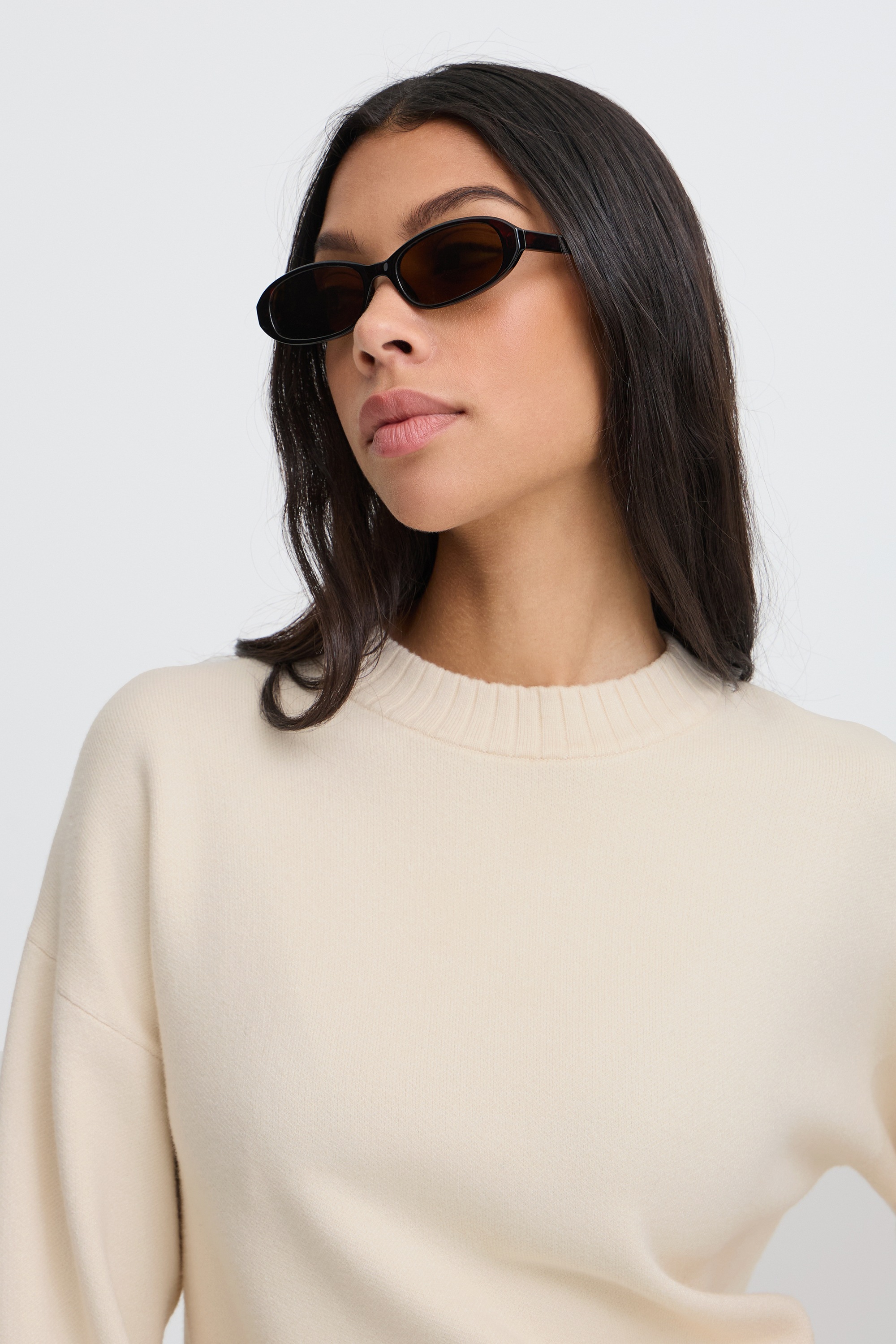 b.young Strickpullover »Damen Langarm BYOTARI«