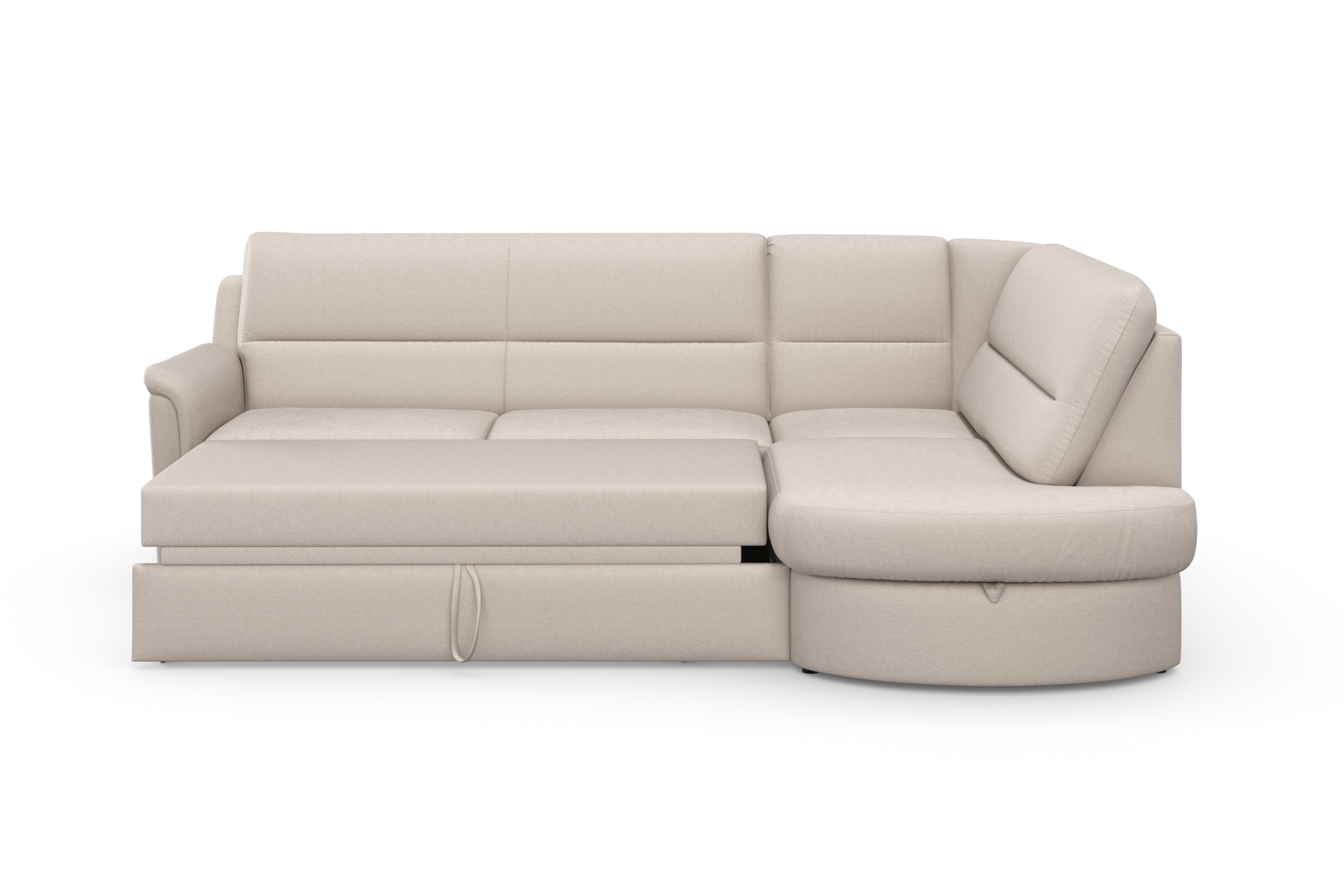 sit&more Ecksofa »Panini L-Form«, wahlweise mit Bettfunktion und Bettkasten