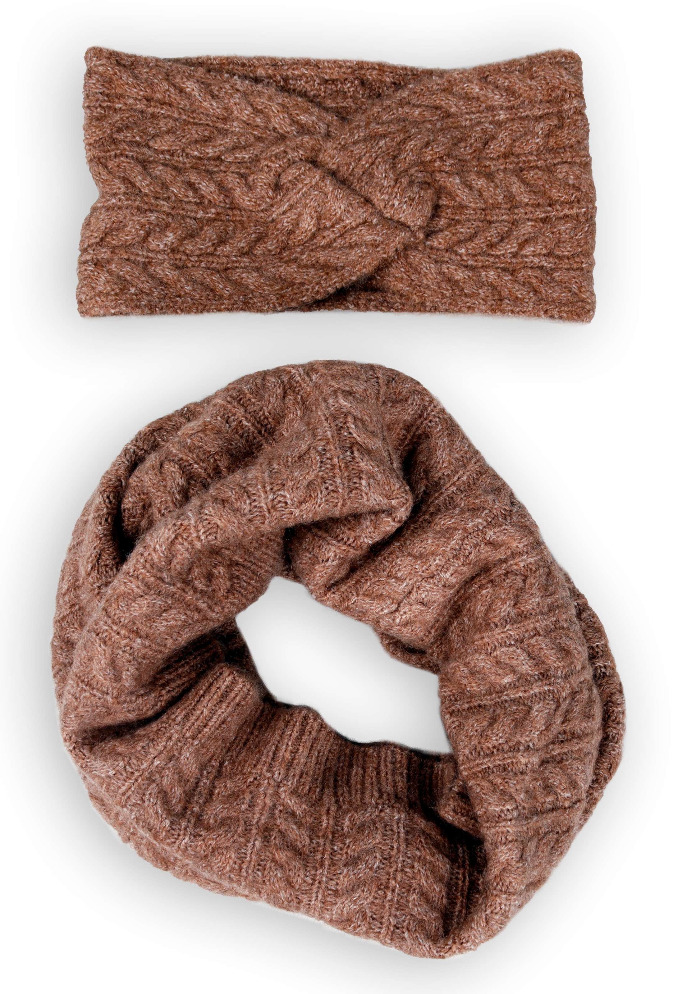 Capelli New York Loop mit Zopfstrickmuster günstig online kaufen