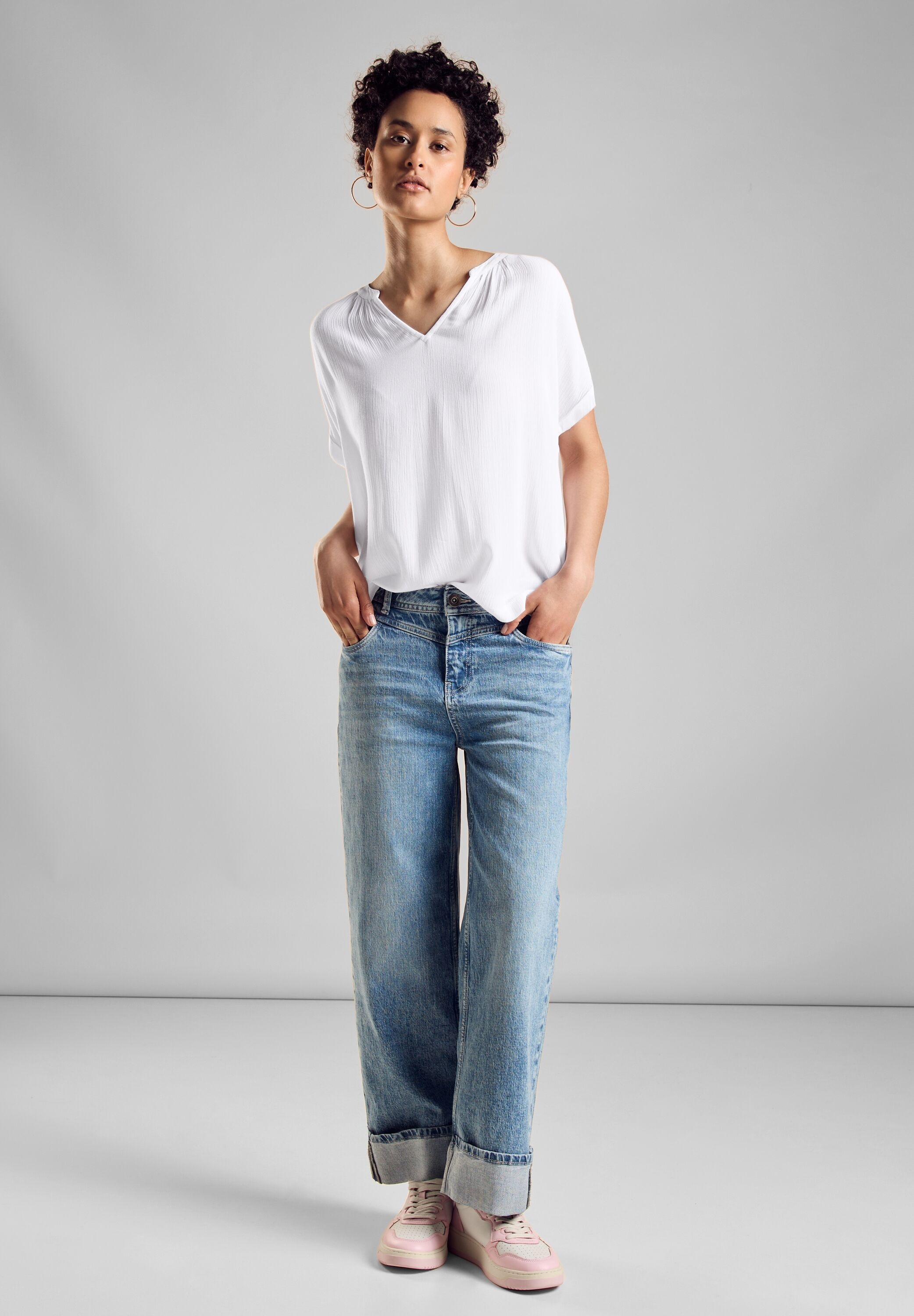 STREET ONE Blusenshirt, in Blusen-Optik