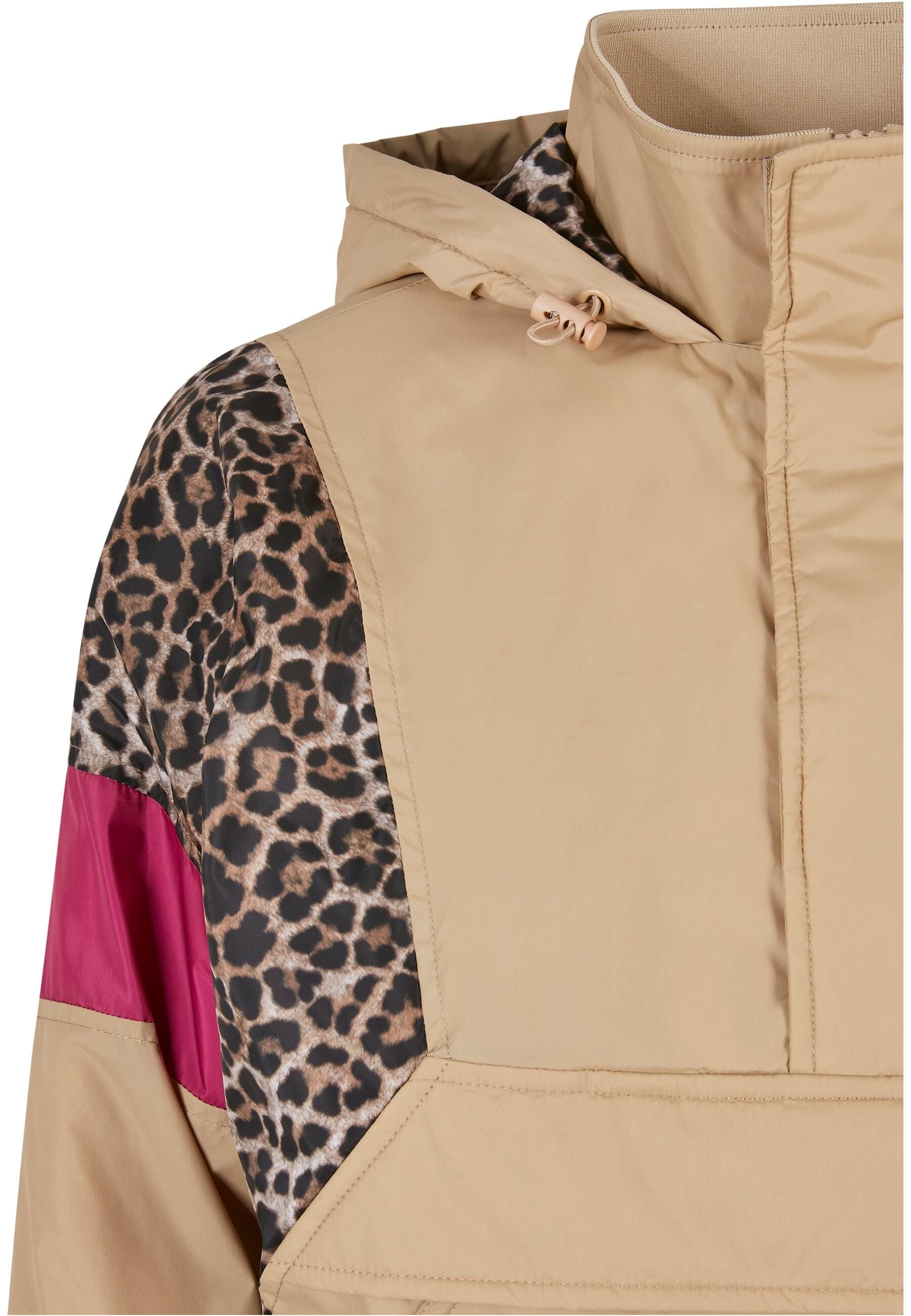 URBAN CLASSICS Allwetterjacke »Urban Classics Damen Ladies AOP Mixed Pull Over Jacket«, (1 St.), mit Kapuze