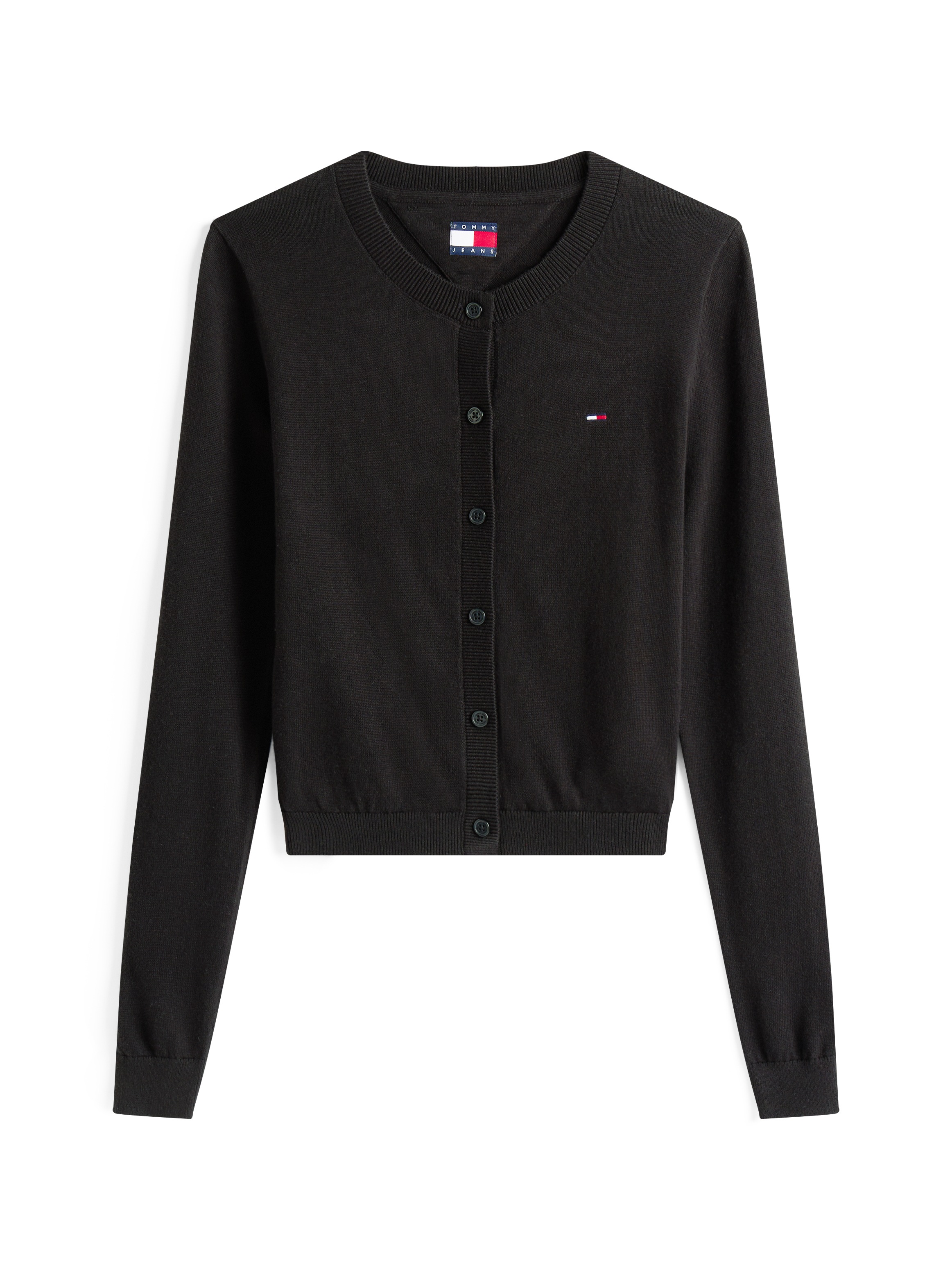 Thumbnail - Tommy Jeans Strickjacke "TJW ESSENTIAL CREW NECK CARDIGAN"