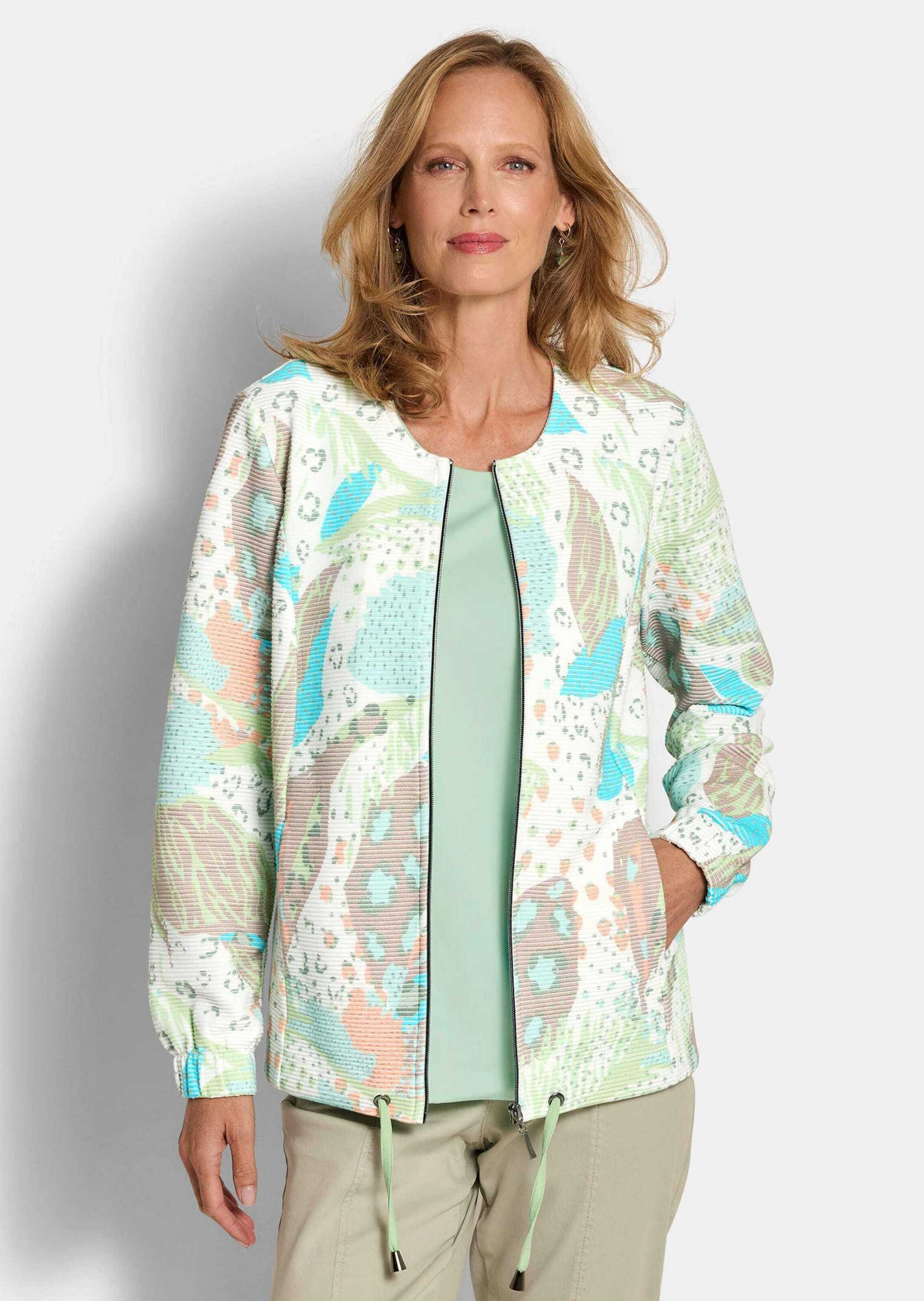 Thumbnail - GOLDNER Kurzjacke "Jersey-Jacke mit Ottomanstruktur"