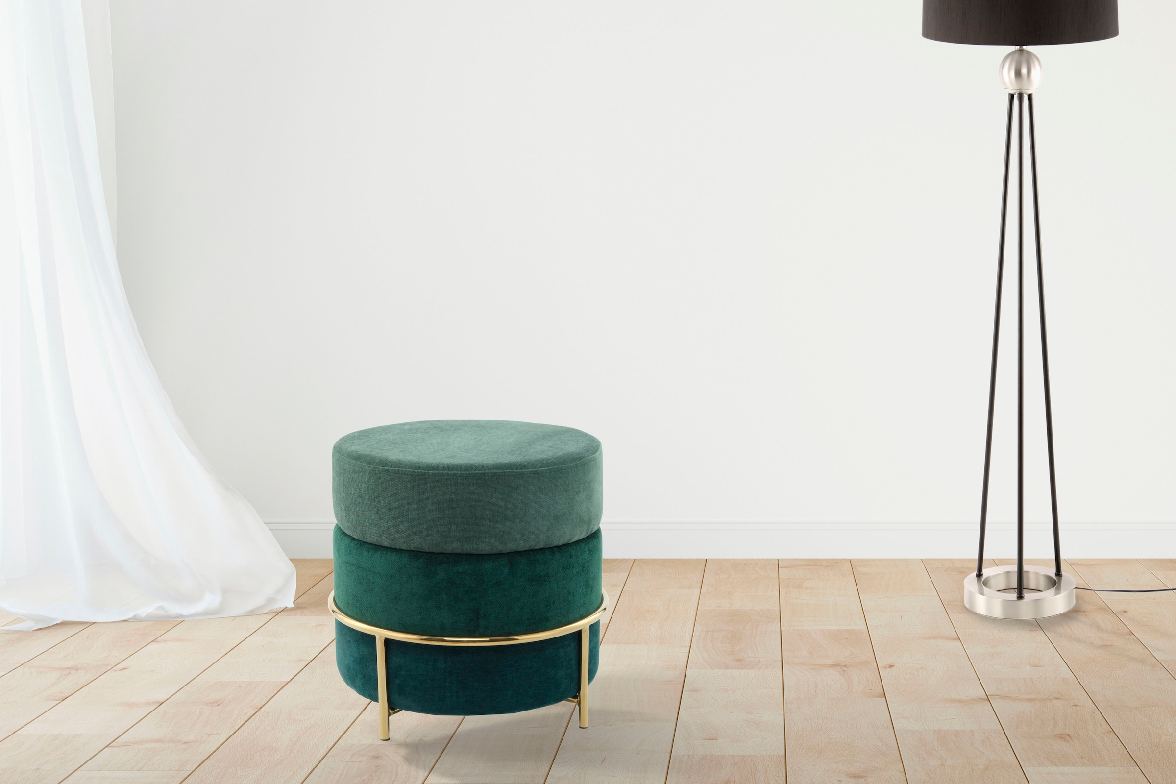 Kayoom Sitzhocker "Hocker Matilda 225, Komfortable runde Form, Gemütlicher günstig online kaufen