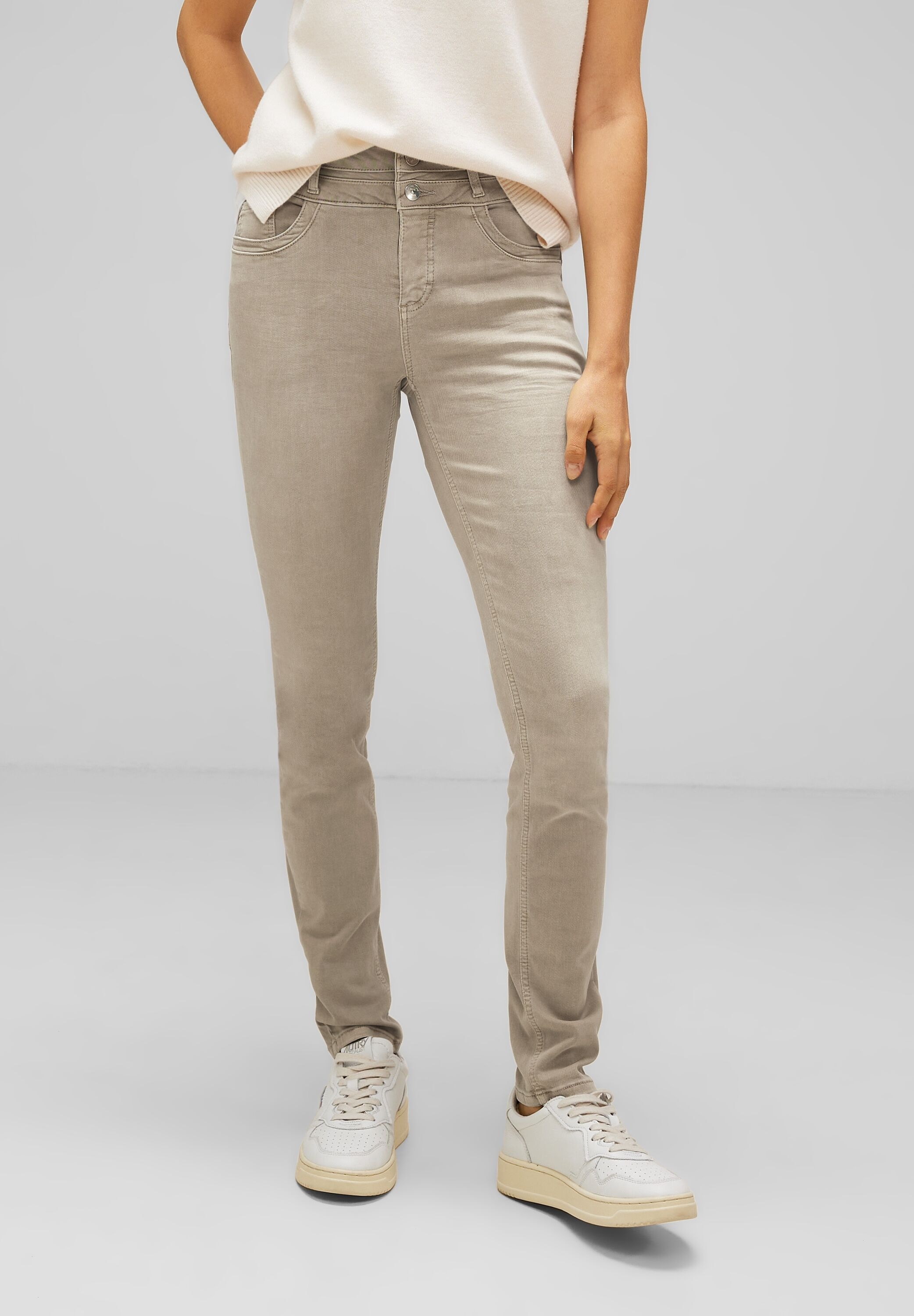 STREET ONE Slim-fit-Jeans, High Waist