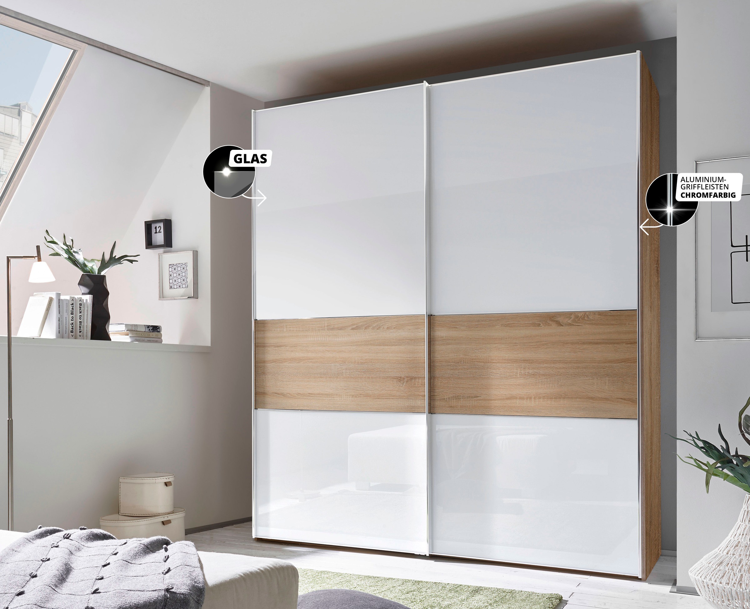 STAUD Schwebetürenschrank "Sinfonie Plus, edles Design in hochwertiger Qual günstig online kaufen