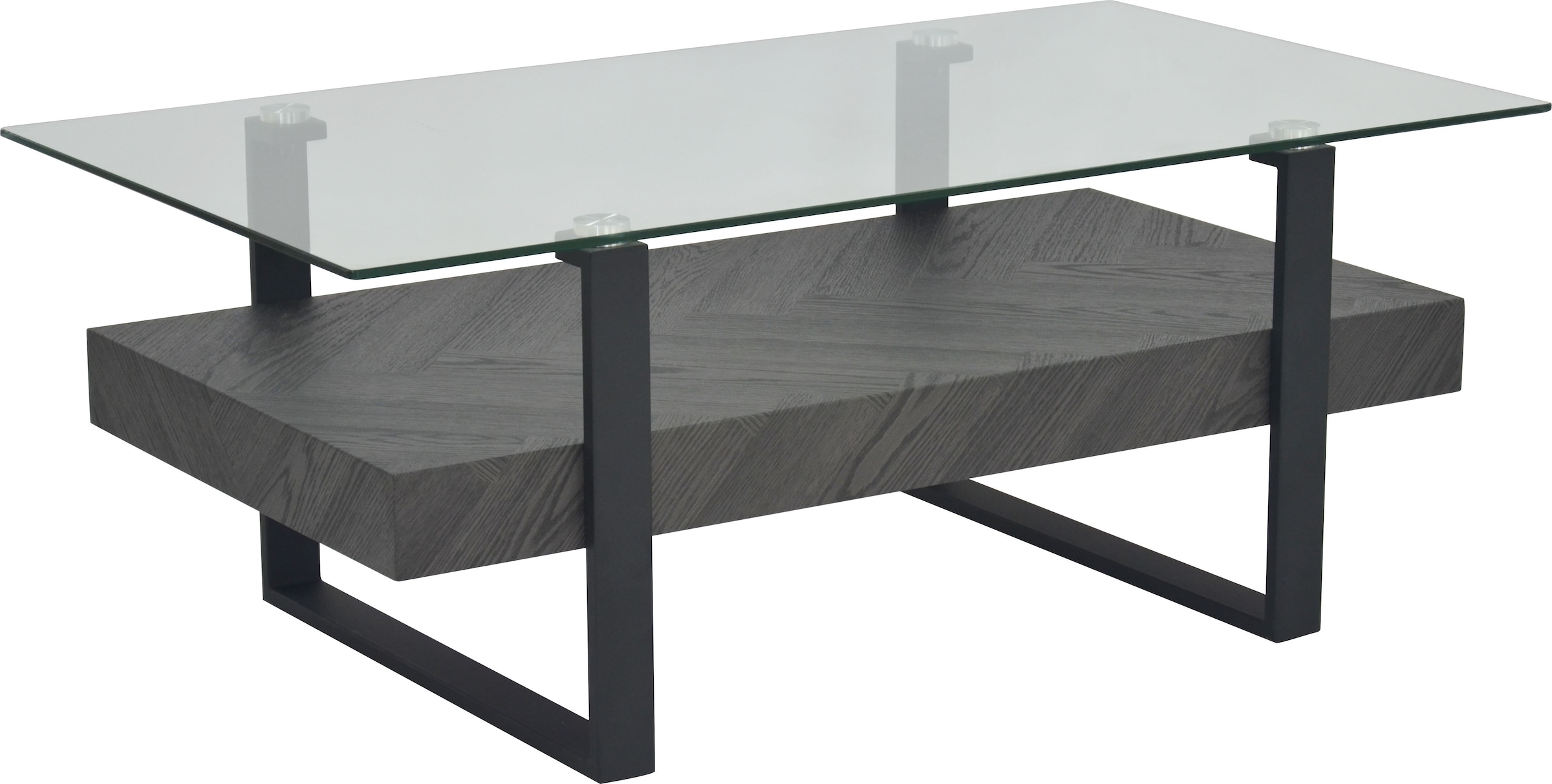 HELA Couchtisch "KONRAD" 1 Stk. tlg. Couchtisch; Ablageboden; Glasplatte; K günstig online kaufen