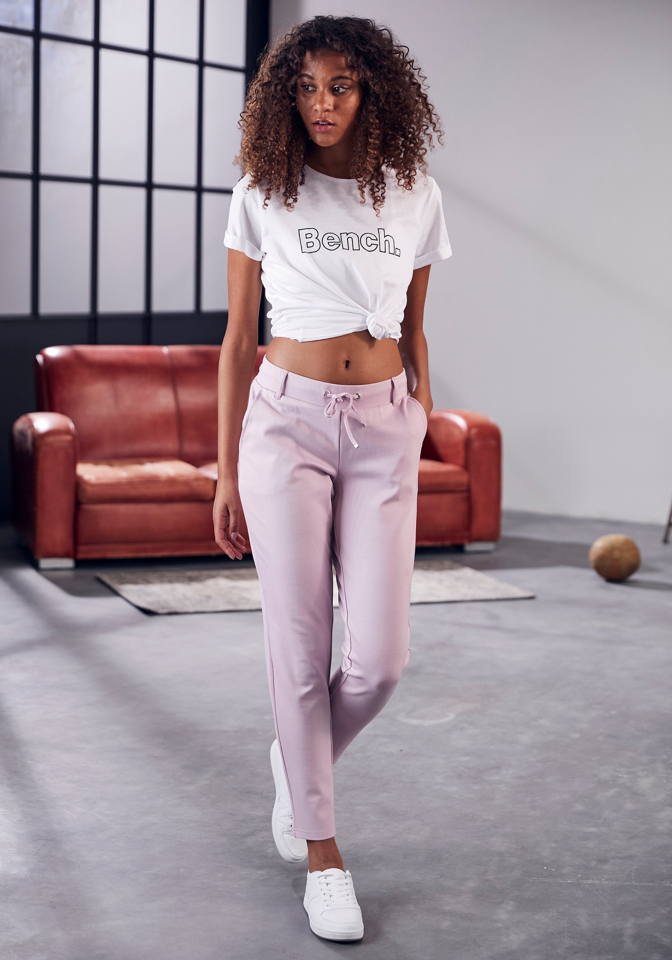 LASCANA Jogger Pants, (1 tlg.), mit elastischem Bund und Gürtelschlaufen,  Loungewear kaufen | BAUR | Jogger Pants
