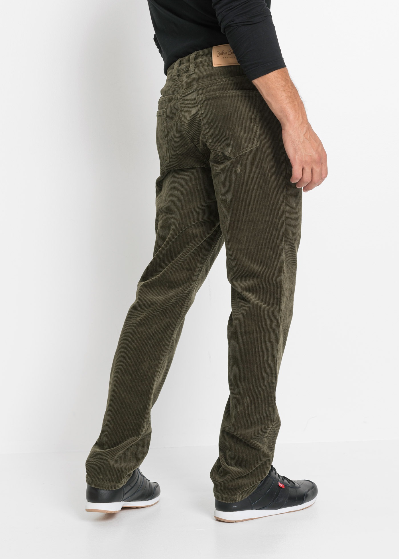 bonprix Cordhose "Regular Fit Stretch-Cordhose mit Komfortschnitt" aus Baum günstig online kaufen