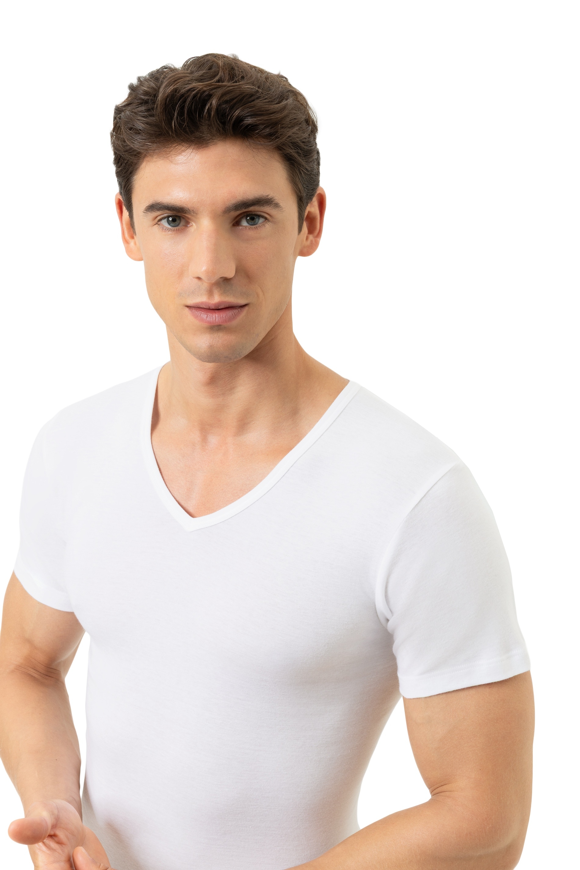 Mey V-Shirt »NOBLESSE« ohne auftragende Seitennähte