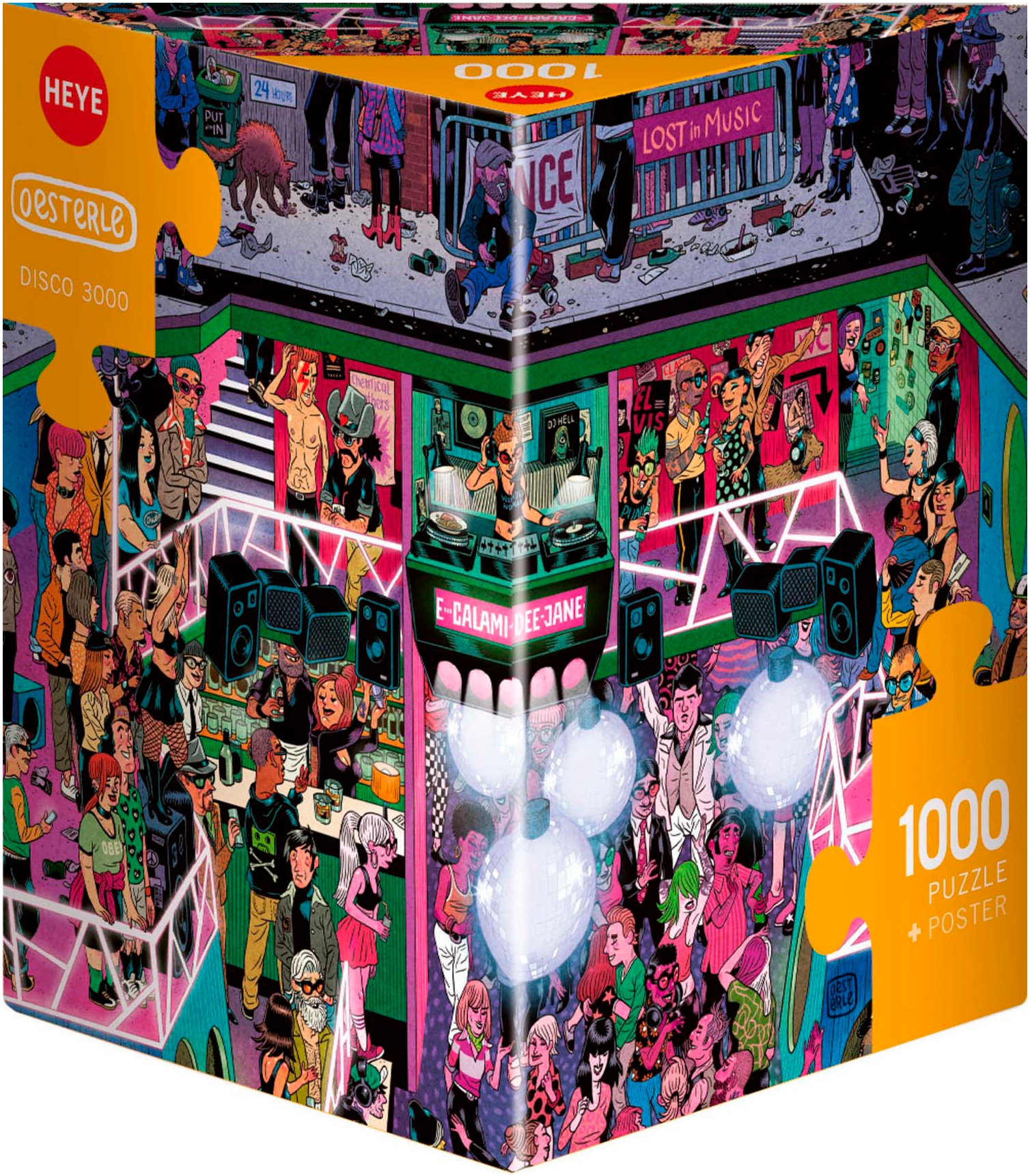 HEYE Puzzle »Disco 3000, Oesterle«, Made in Europe