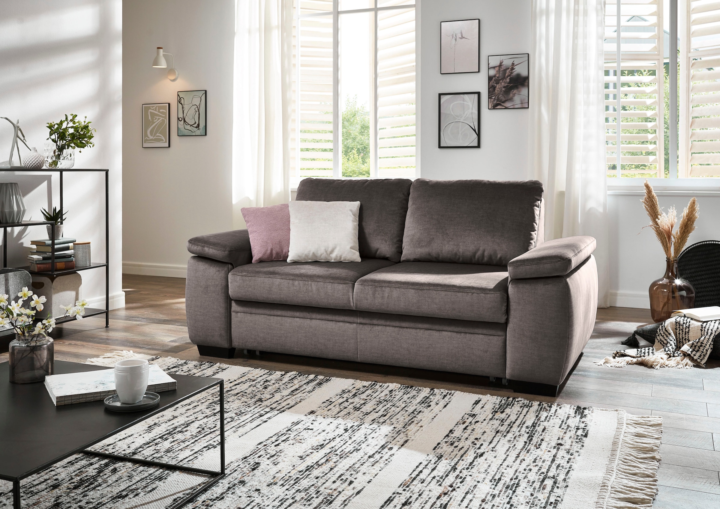 Die PlanBar Schlafsofa "MP-PD19021", mit Längsschläferfunktion 140x210 cm günstig online kaufen