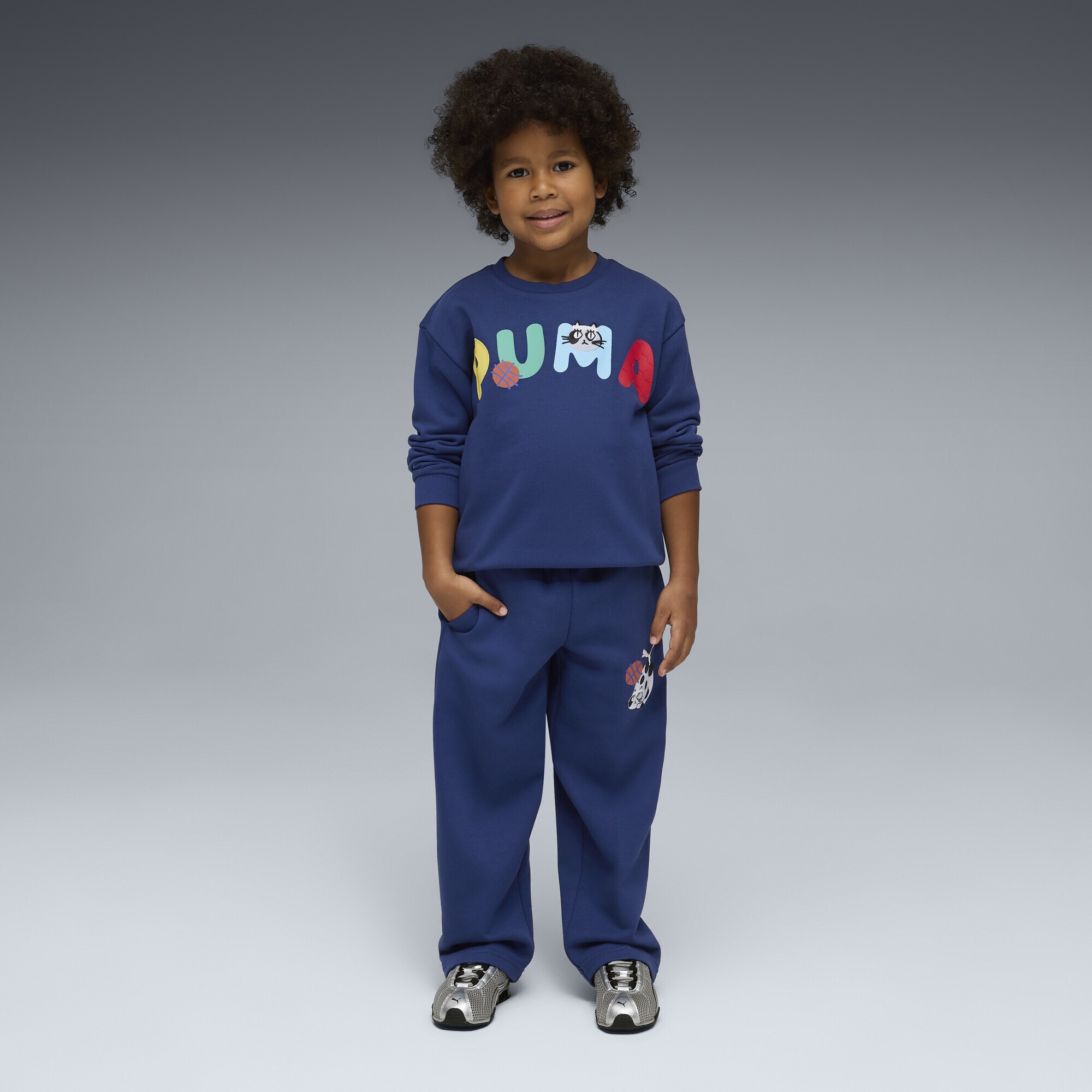 PUMA Sporthose »Sporty Cats Relaxed Jogginghose Kinder«