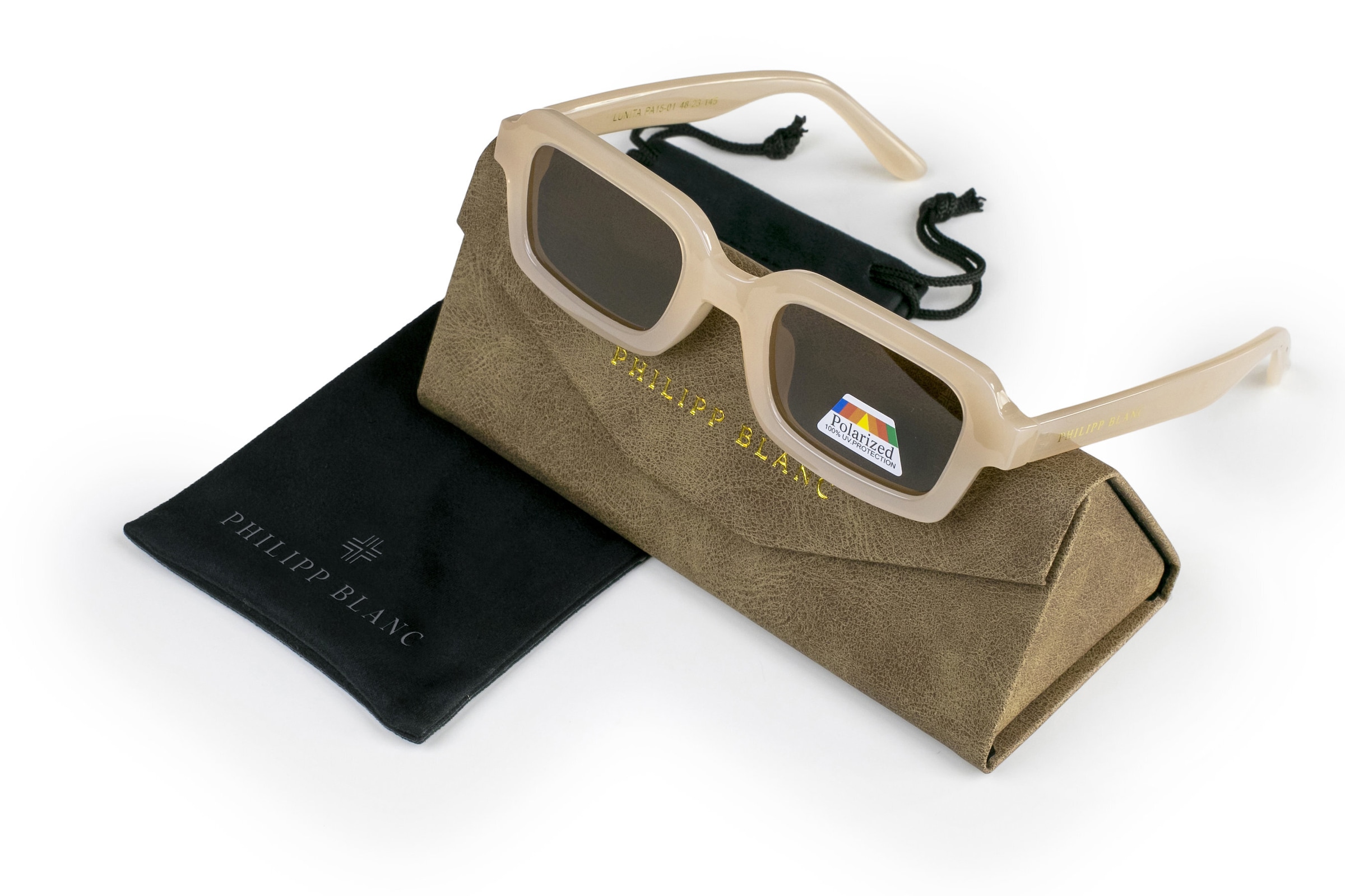 PHILIPP BLANC Sonnenbrille »PA15-01« Glass 0.74MM Polarized Lens UV400，CAT3.0