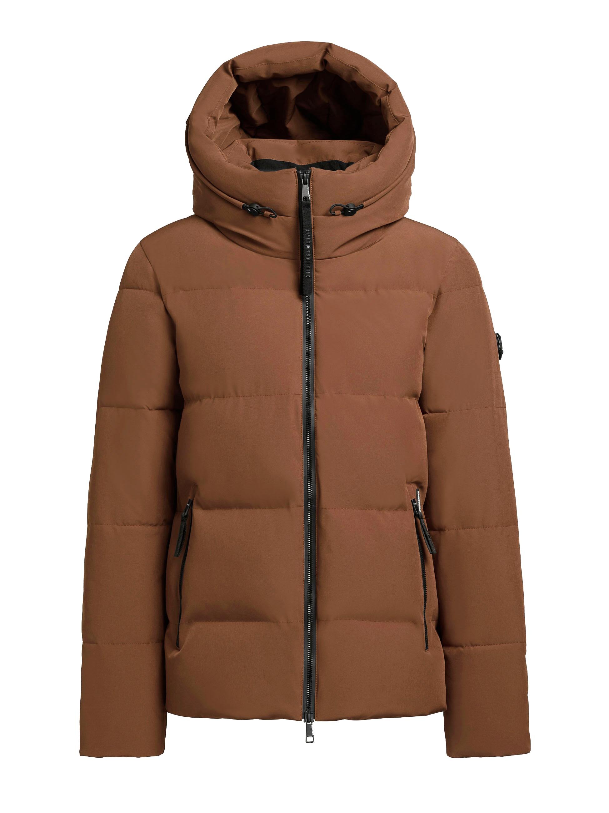 khujo Steppjacke »Fanc2-YM«, mit Kapuze, Kurze gesteppte Damen Winterjacke