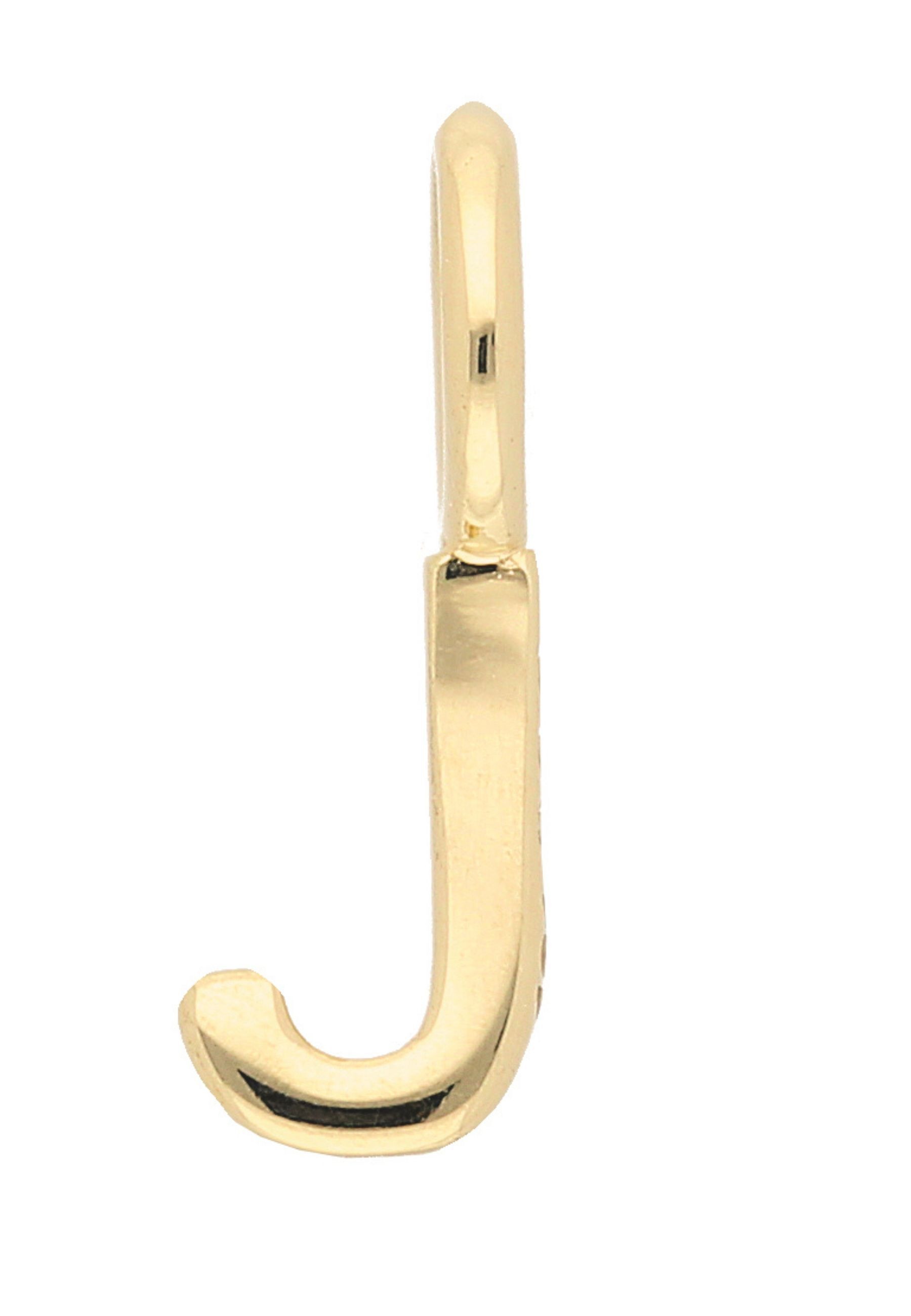 ADELIA ́S Damen Buchstabenanhänger "Damen & Herren 333 Gold Buchstabenanhänger J", Gelbgold 333 Gold, gold, Gelbgold 333, Gold, Schmuckanhänger, für