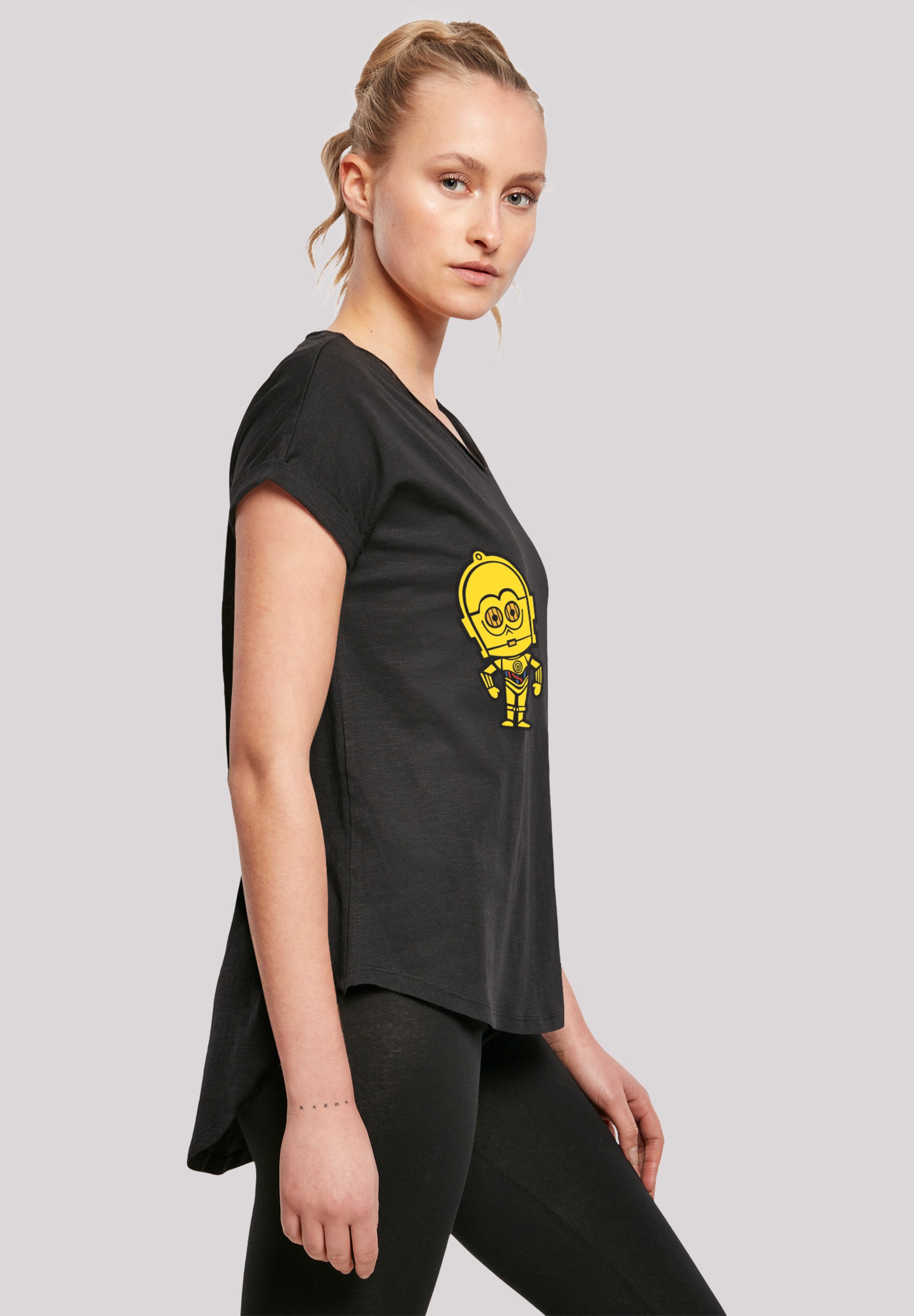 F4NT4STIC T-Shirt »Star Wars Resistance Droids Chest Print«, Print